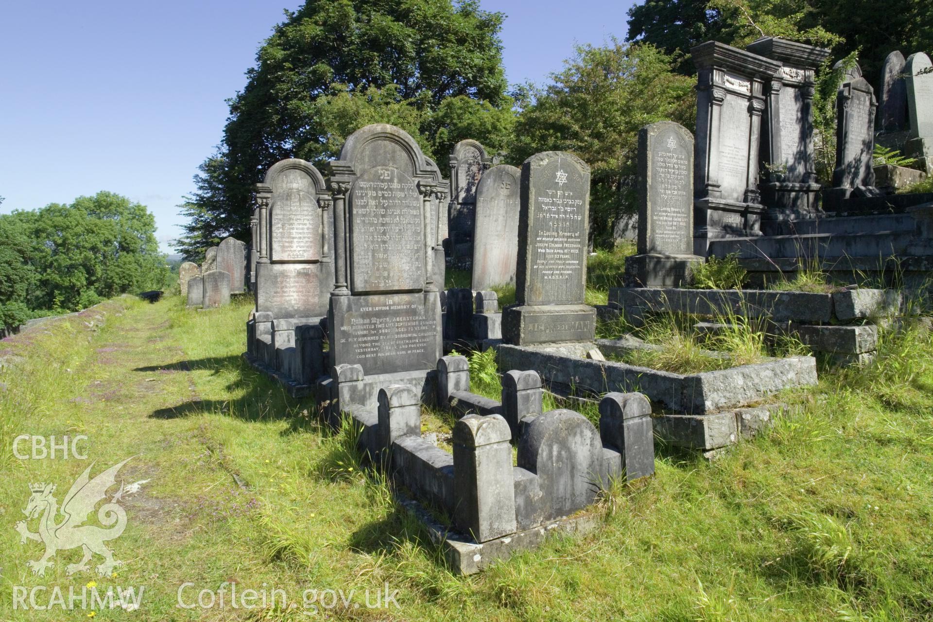 Views in graveyard.