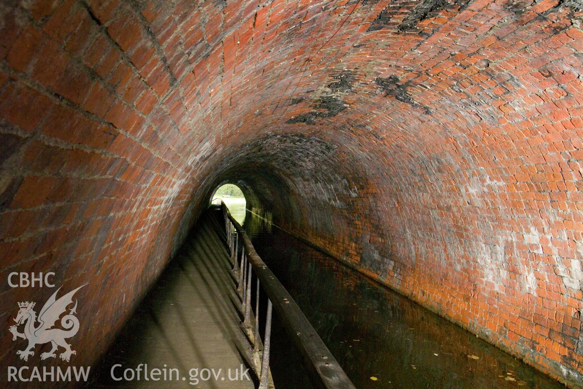 Interior, canal tunnel looking south.