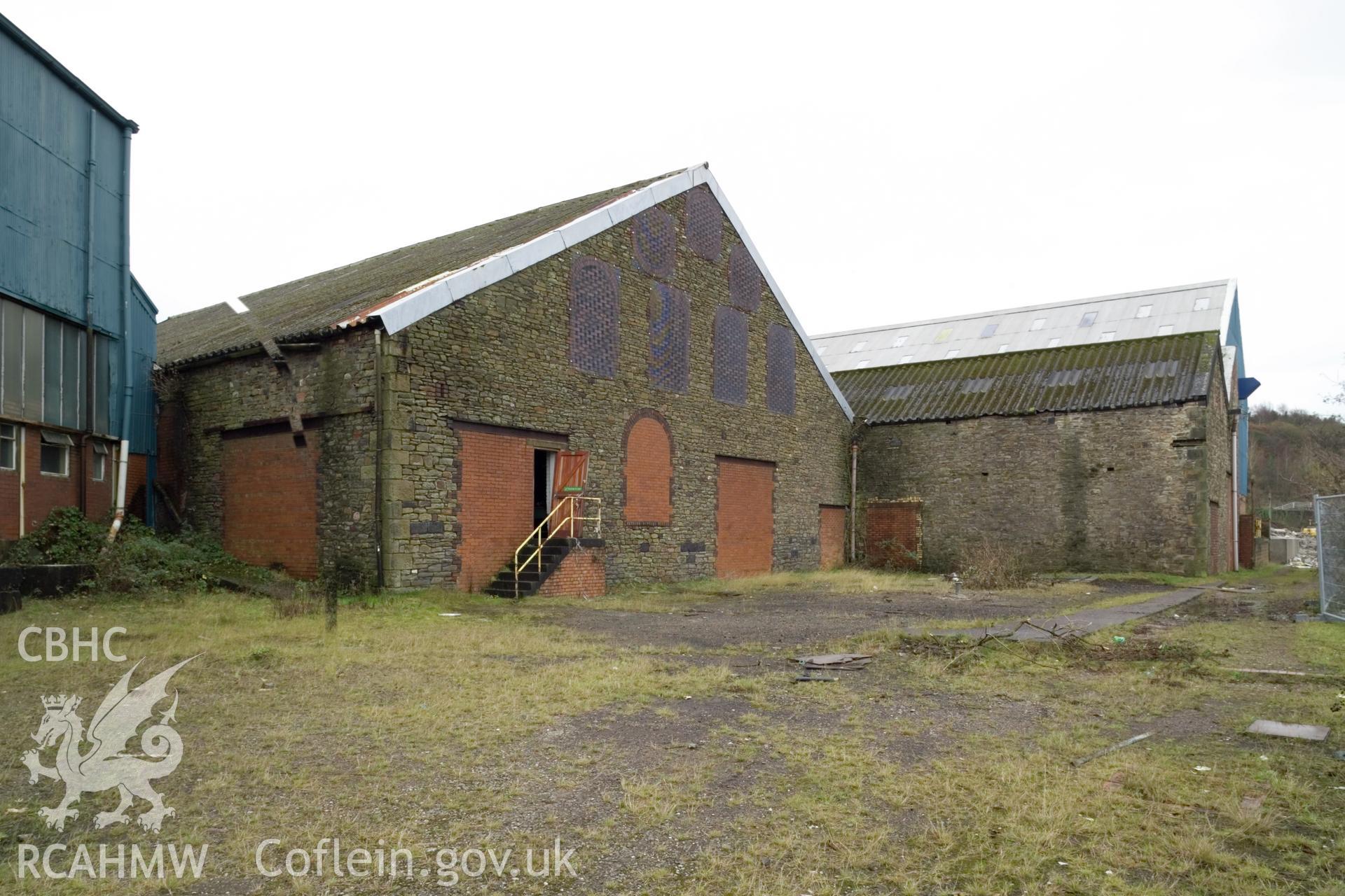 Buildings from west northwest.