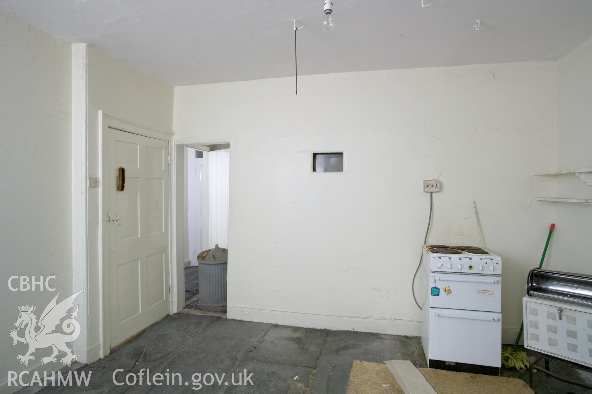 Basement kitchen.