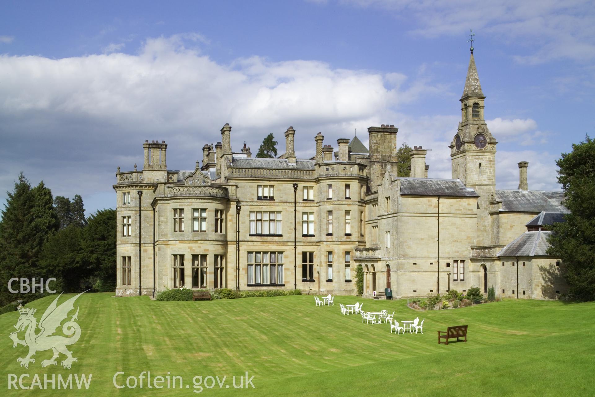 Exterior from the south southwest.