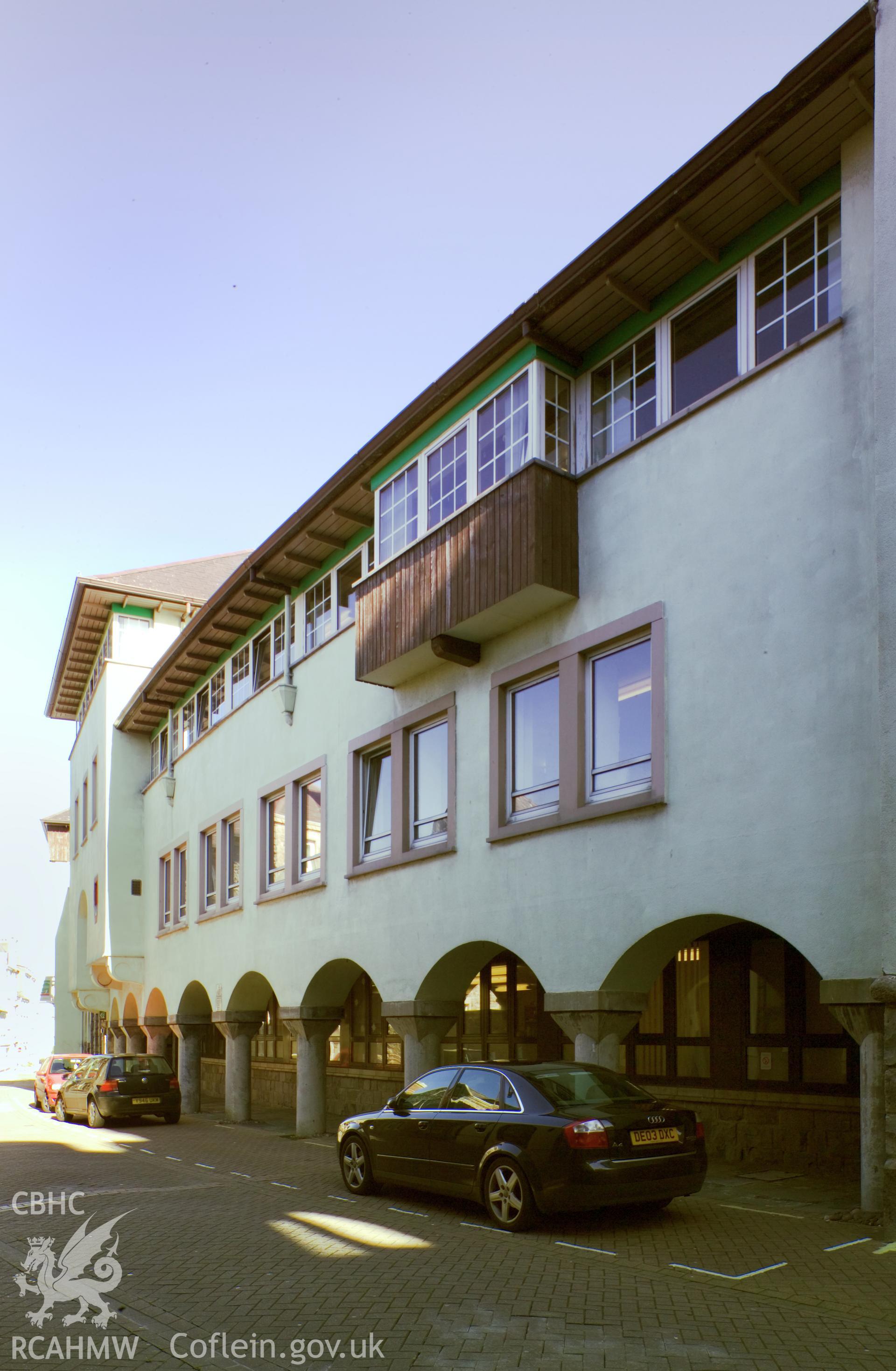 West facade from the south.
