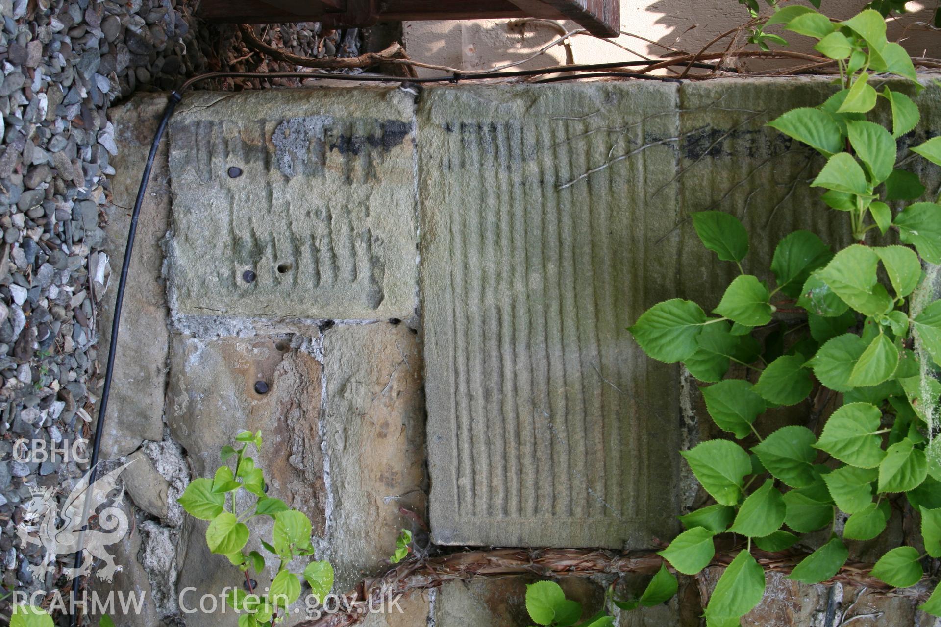 Wood bank Cottage Pontcysyllte. South-east elevation, quoin detail.