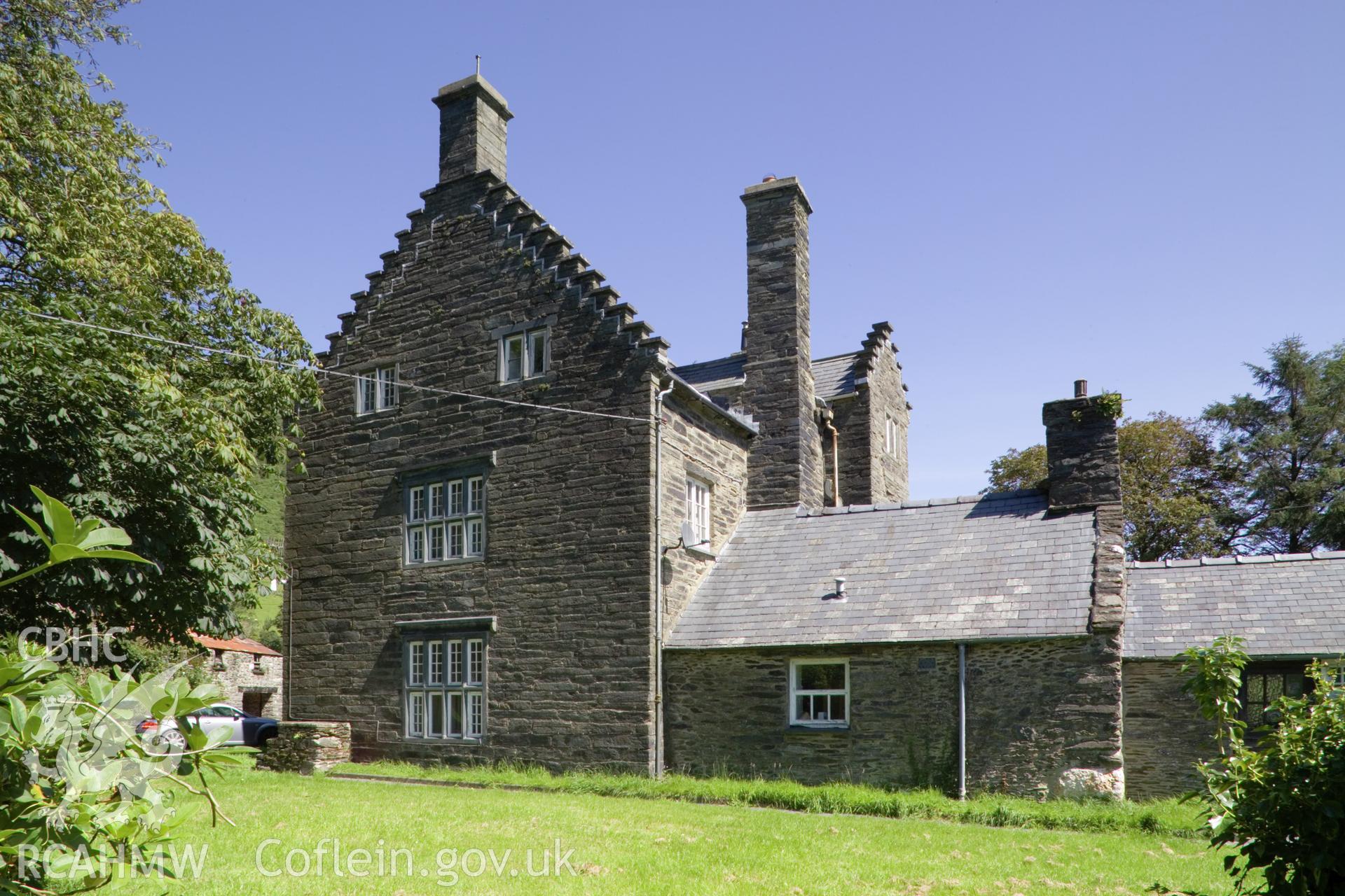 Exterior from the southwest.