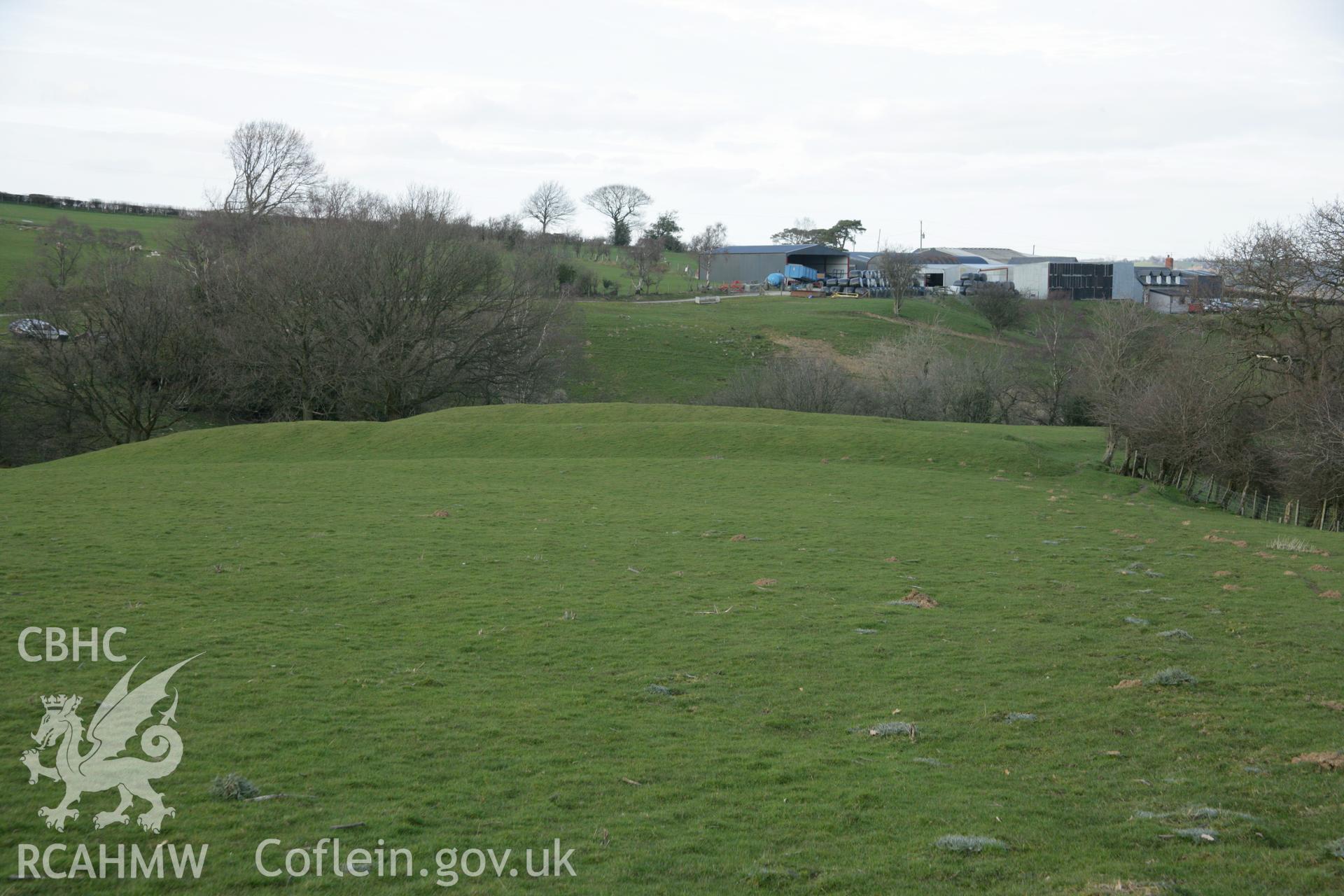 General view of ramparts from south.