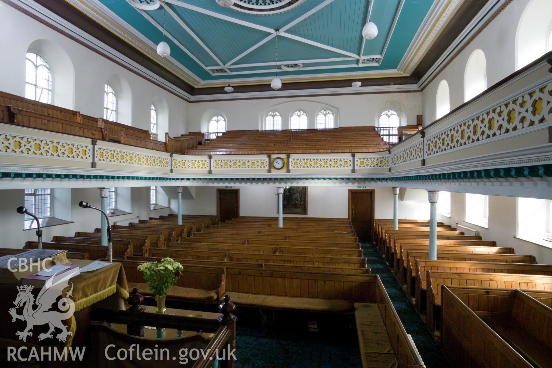 Ground floor interior from northwest.