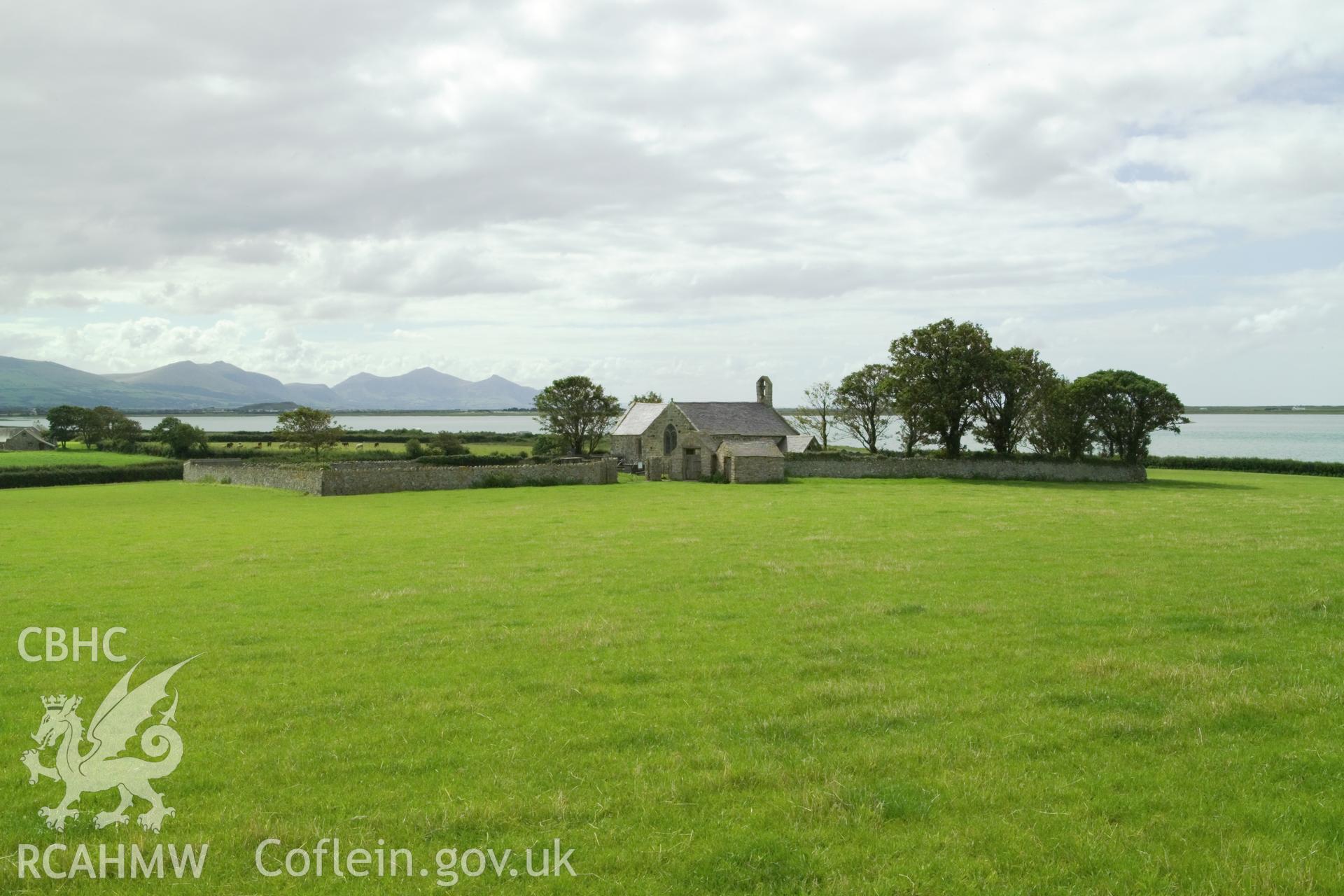 Distant view from the north.