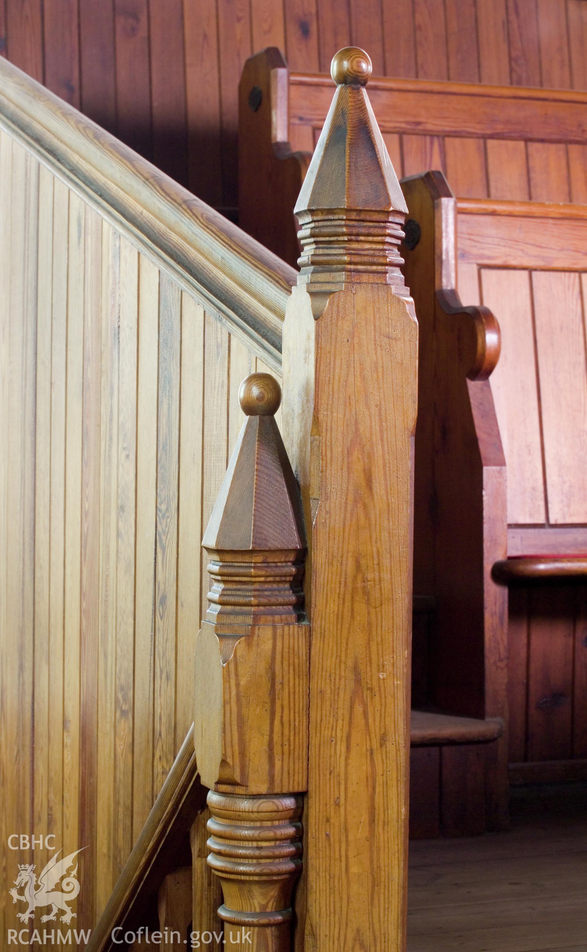 Detail of bannister finial.