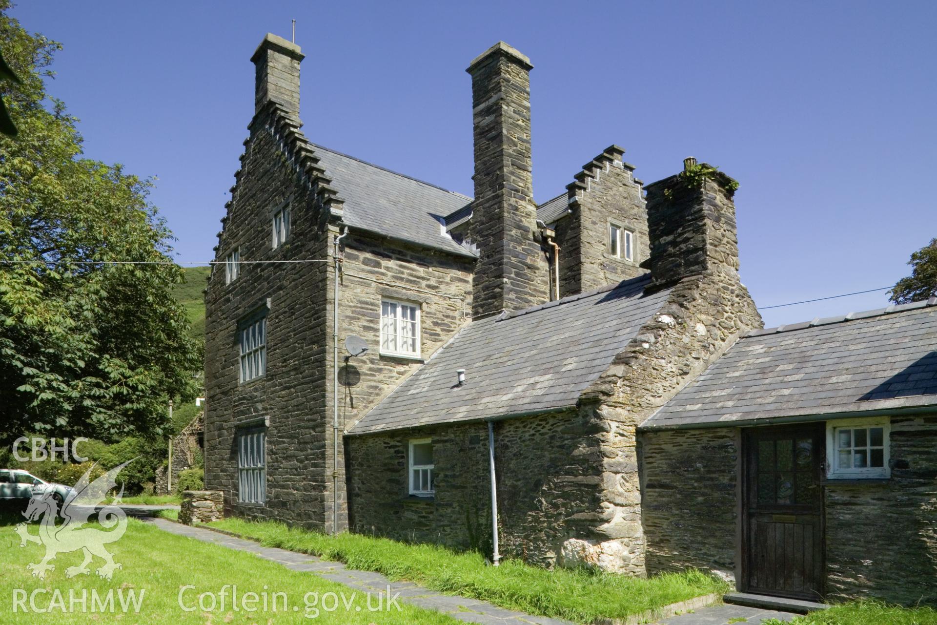 Exterior from the south southwest.