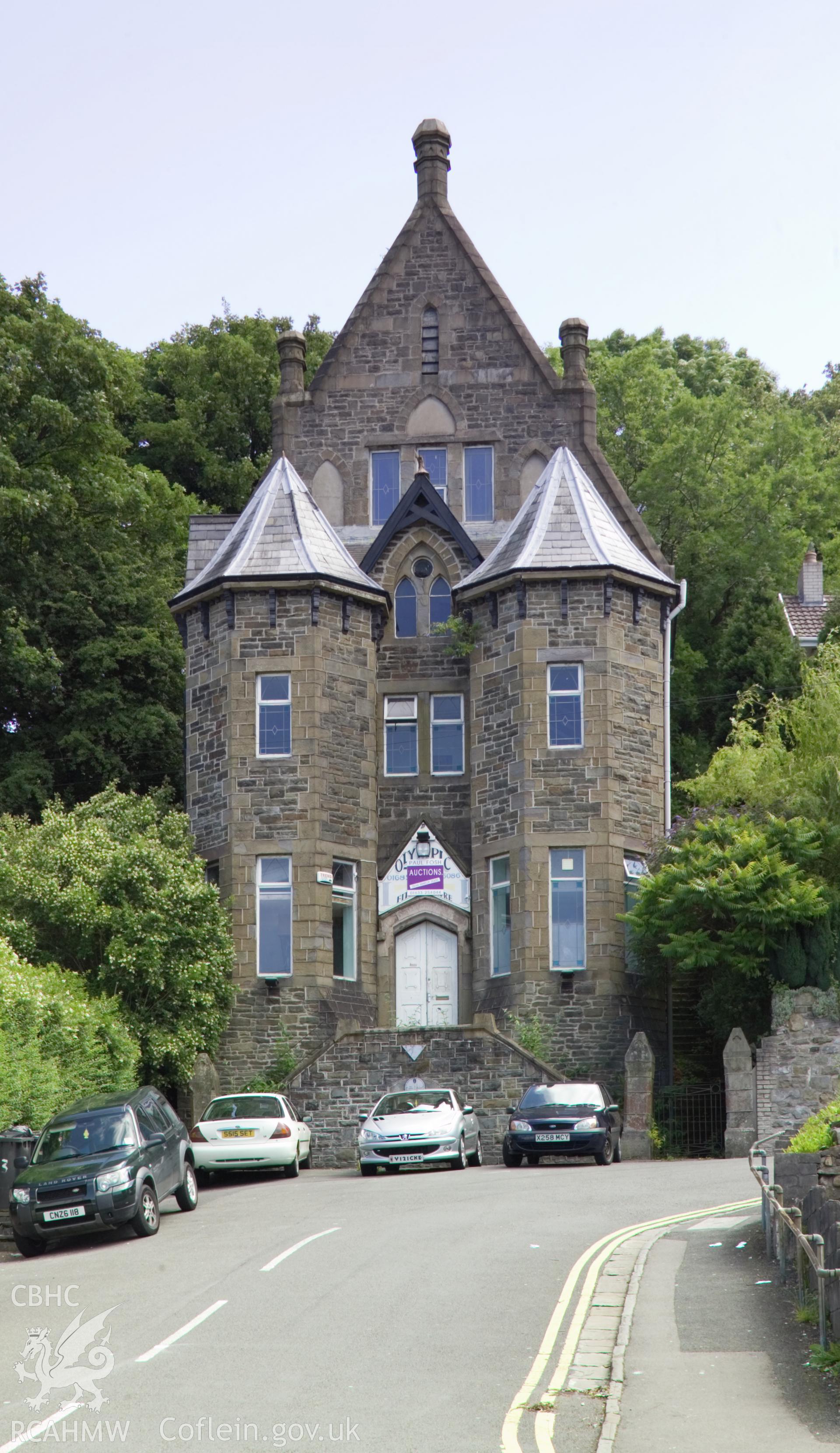 Exterior from west.