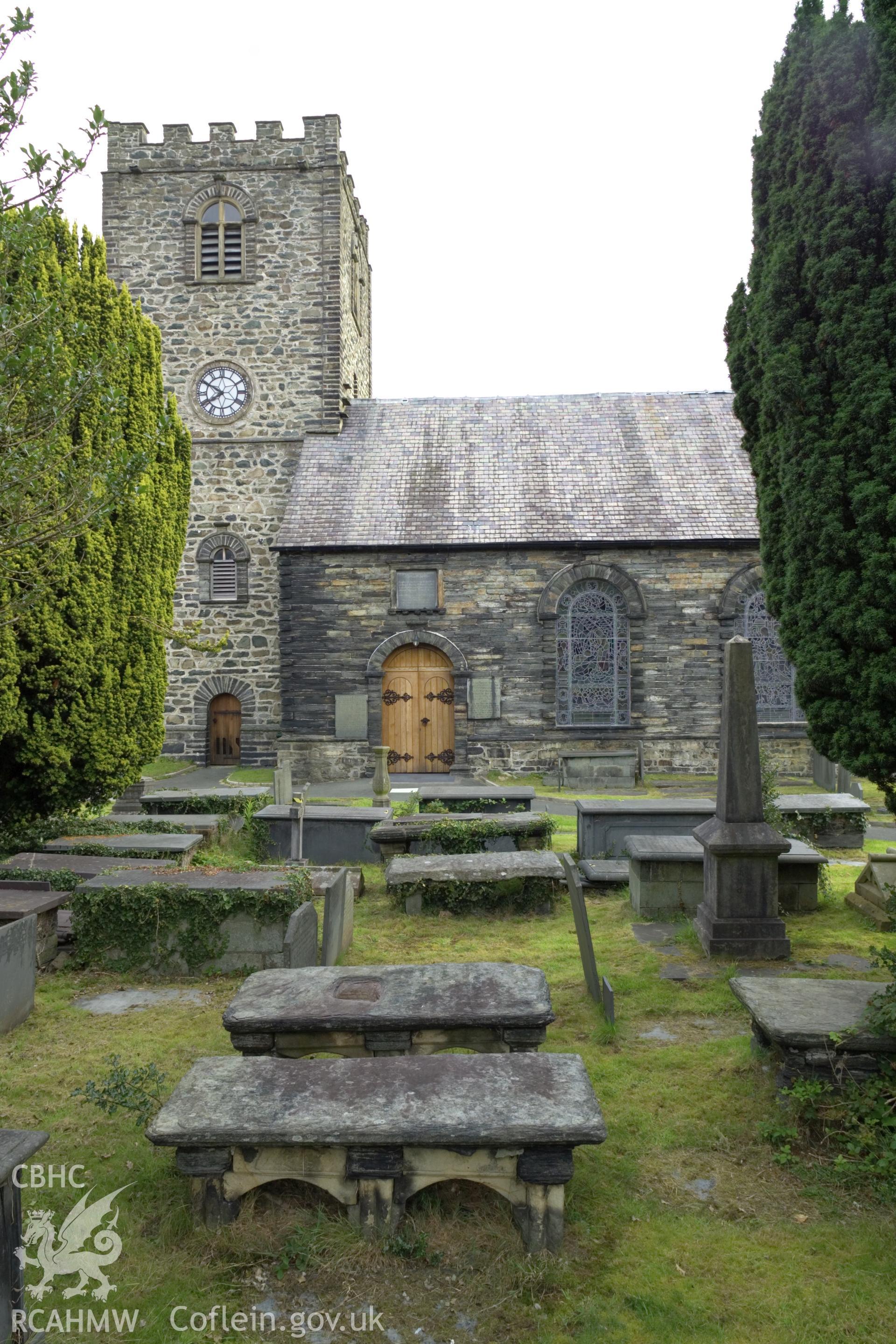 Exterior from the south.