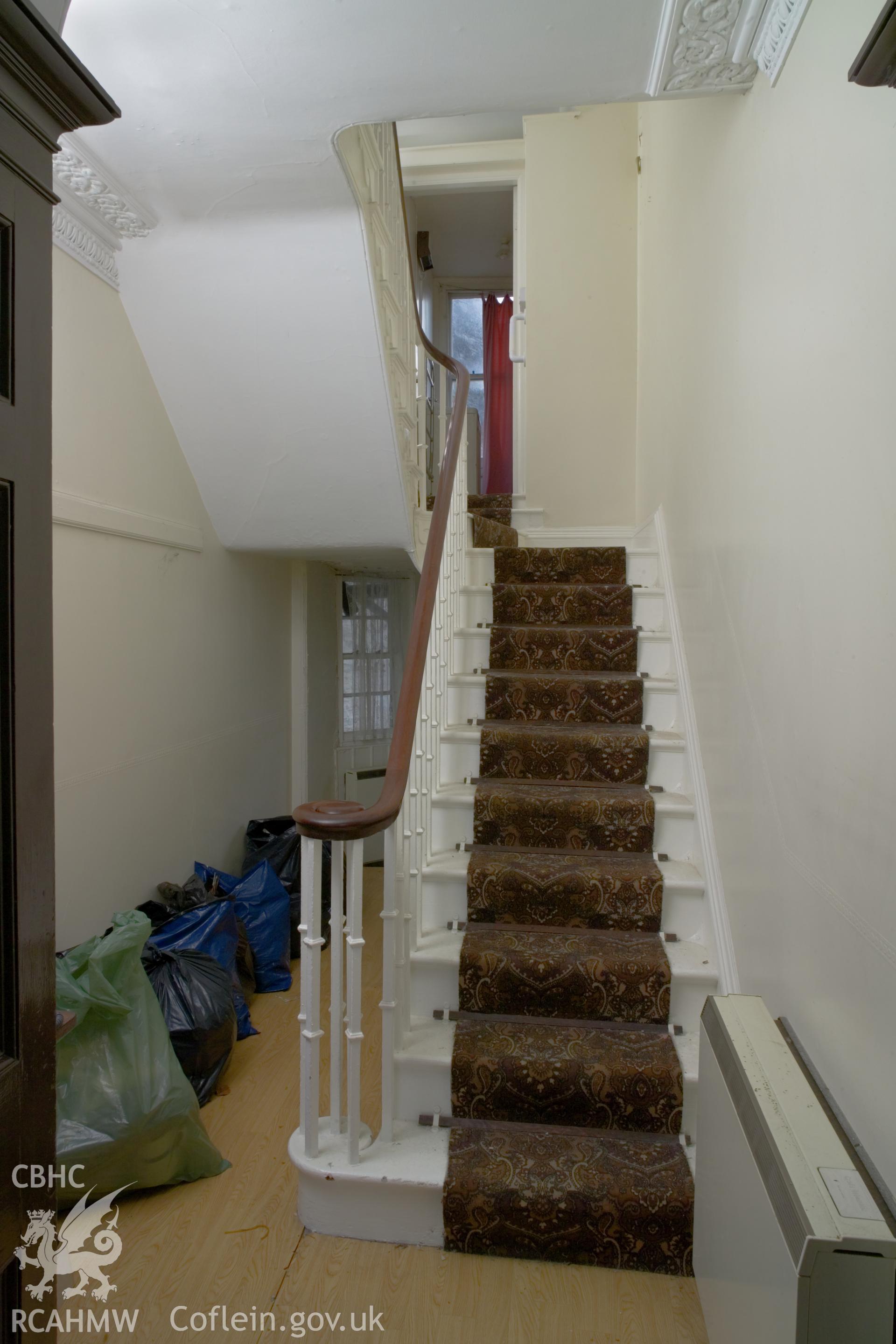 Base of ground floor stair well.