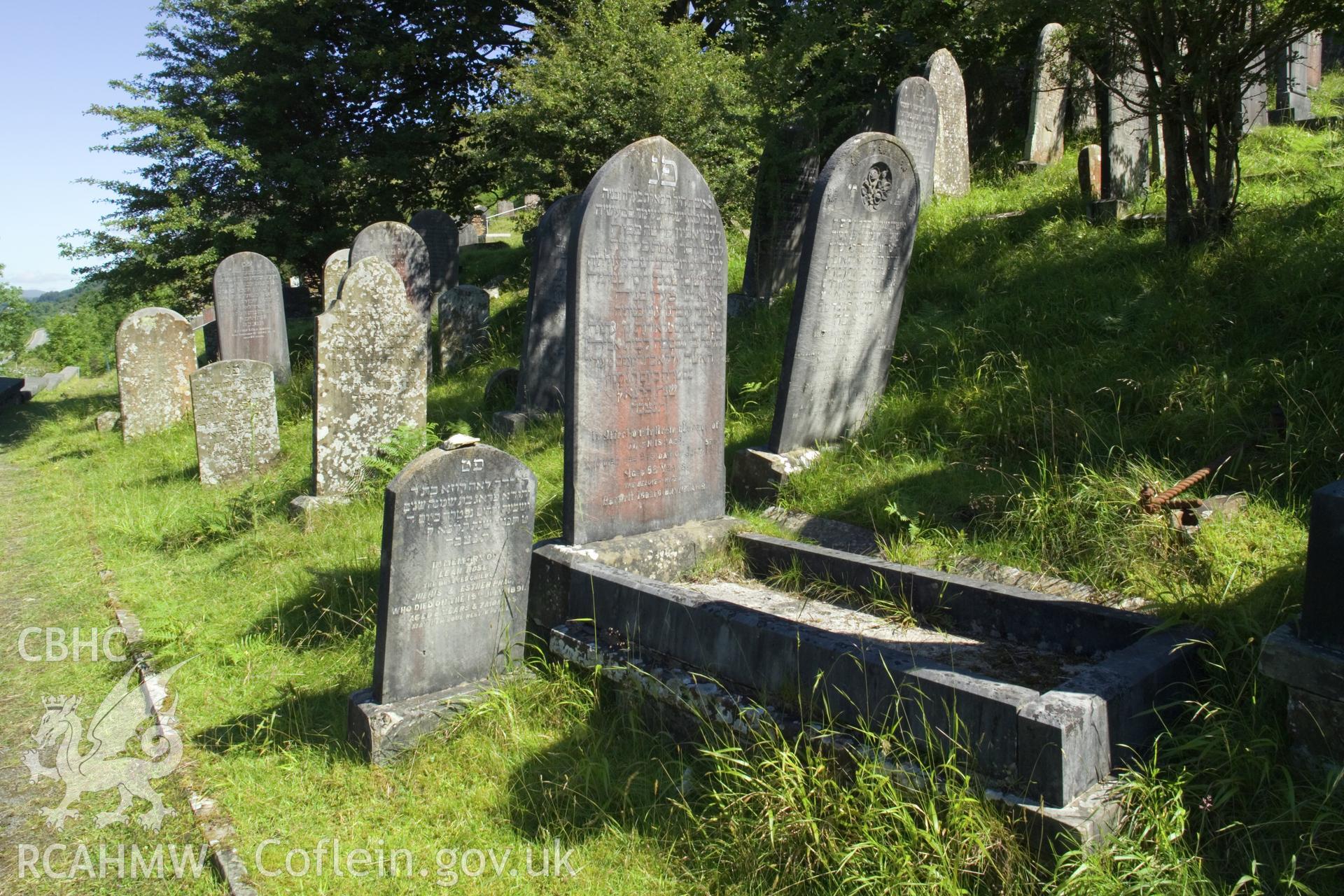 Views in graveyard.