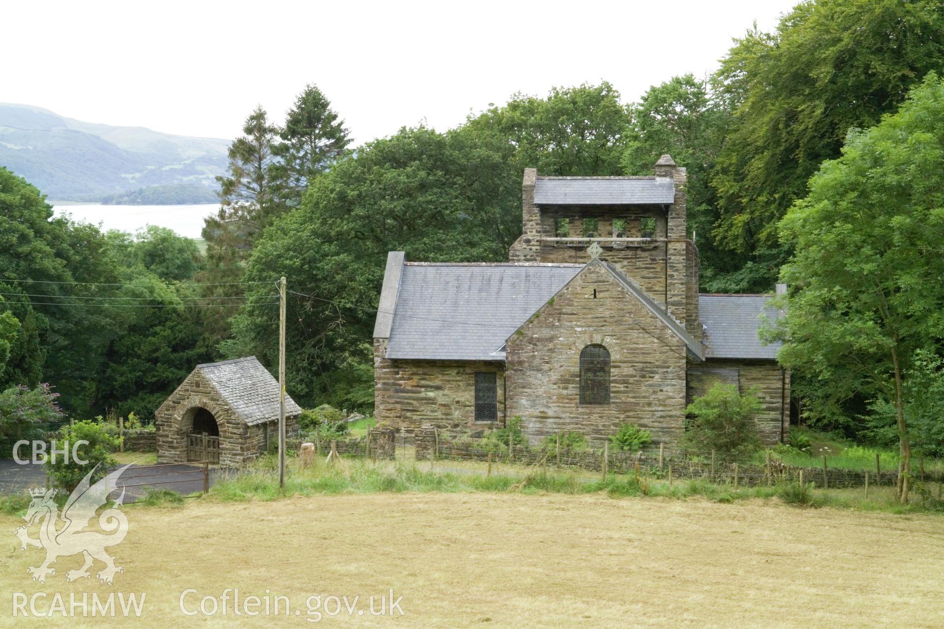 Exterior from the north northwest.