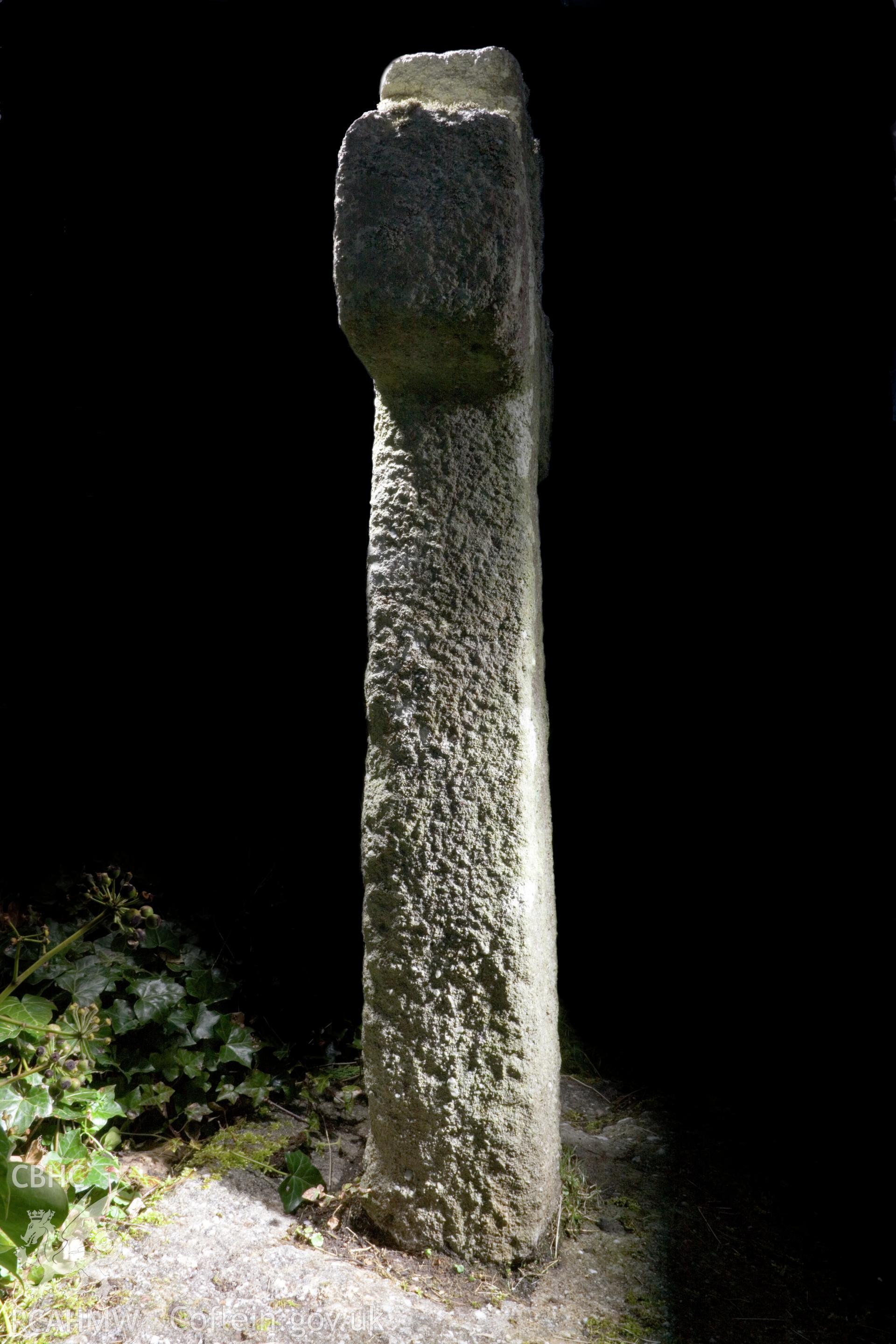 Churchyard cross from the south.