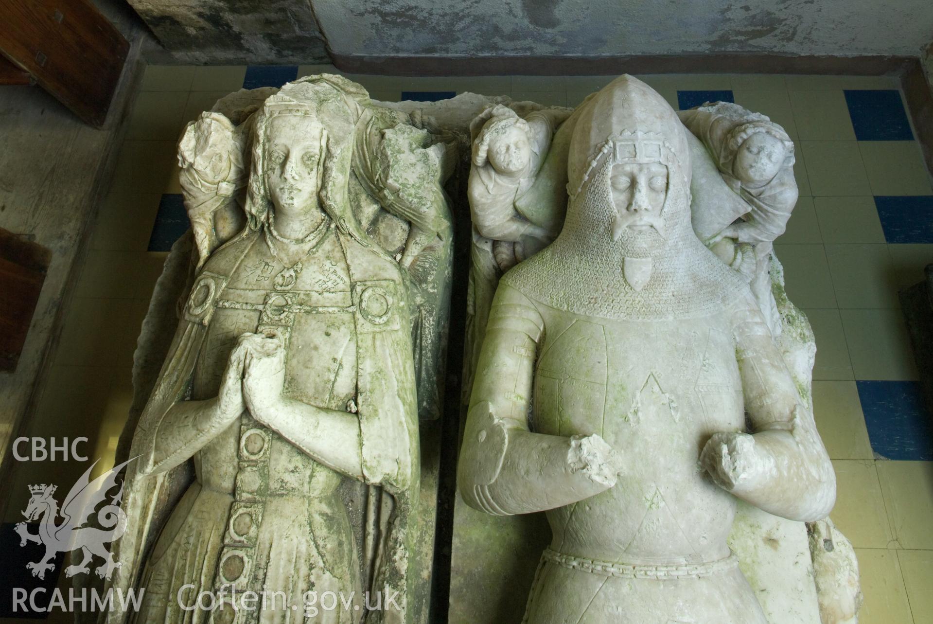 Detail of tomb.