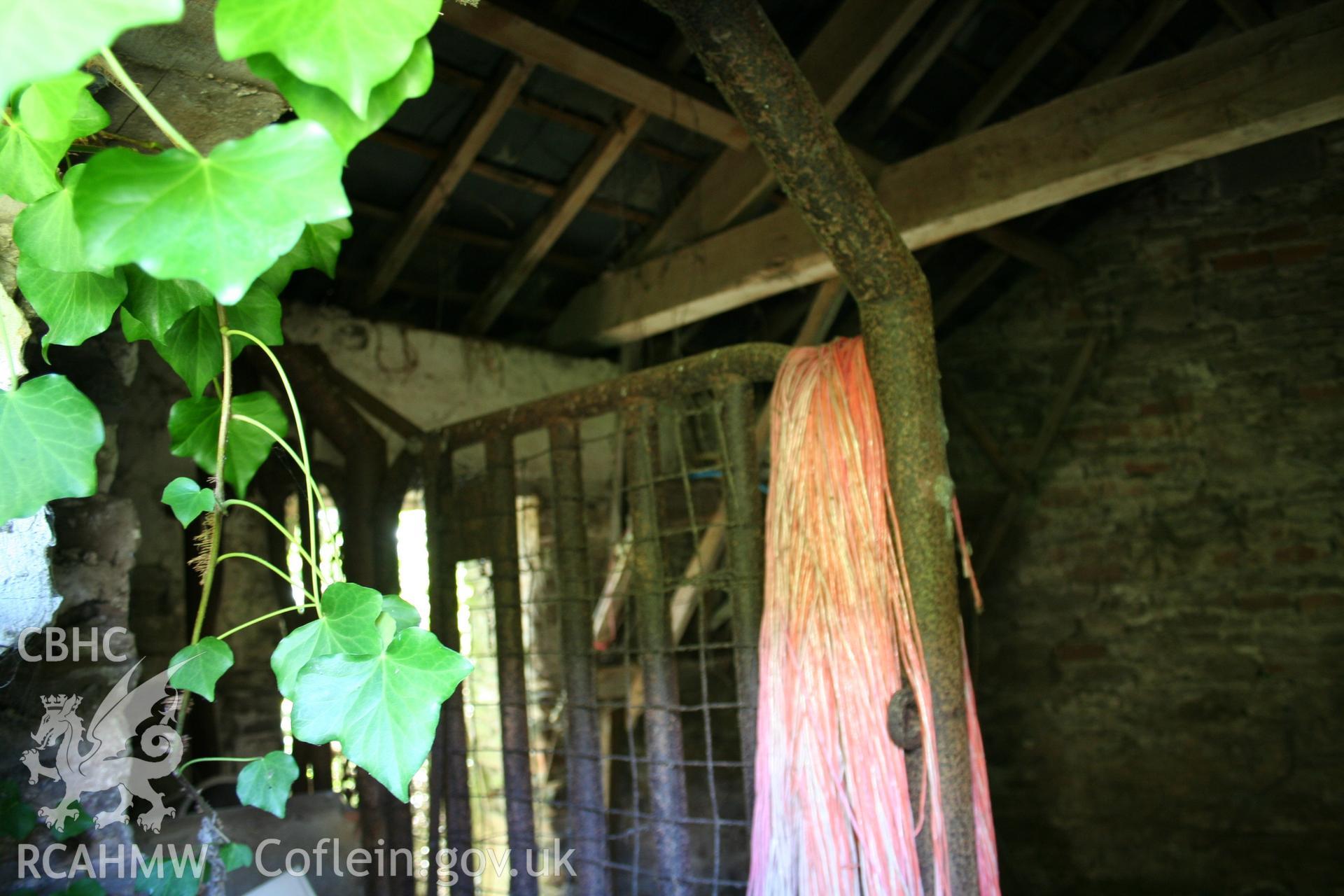 Interior of bull-house.