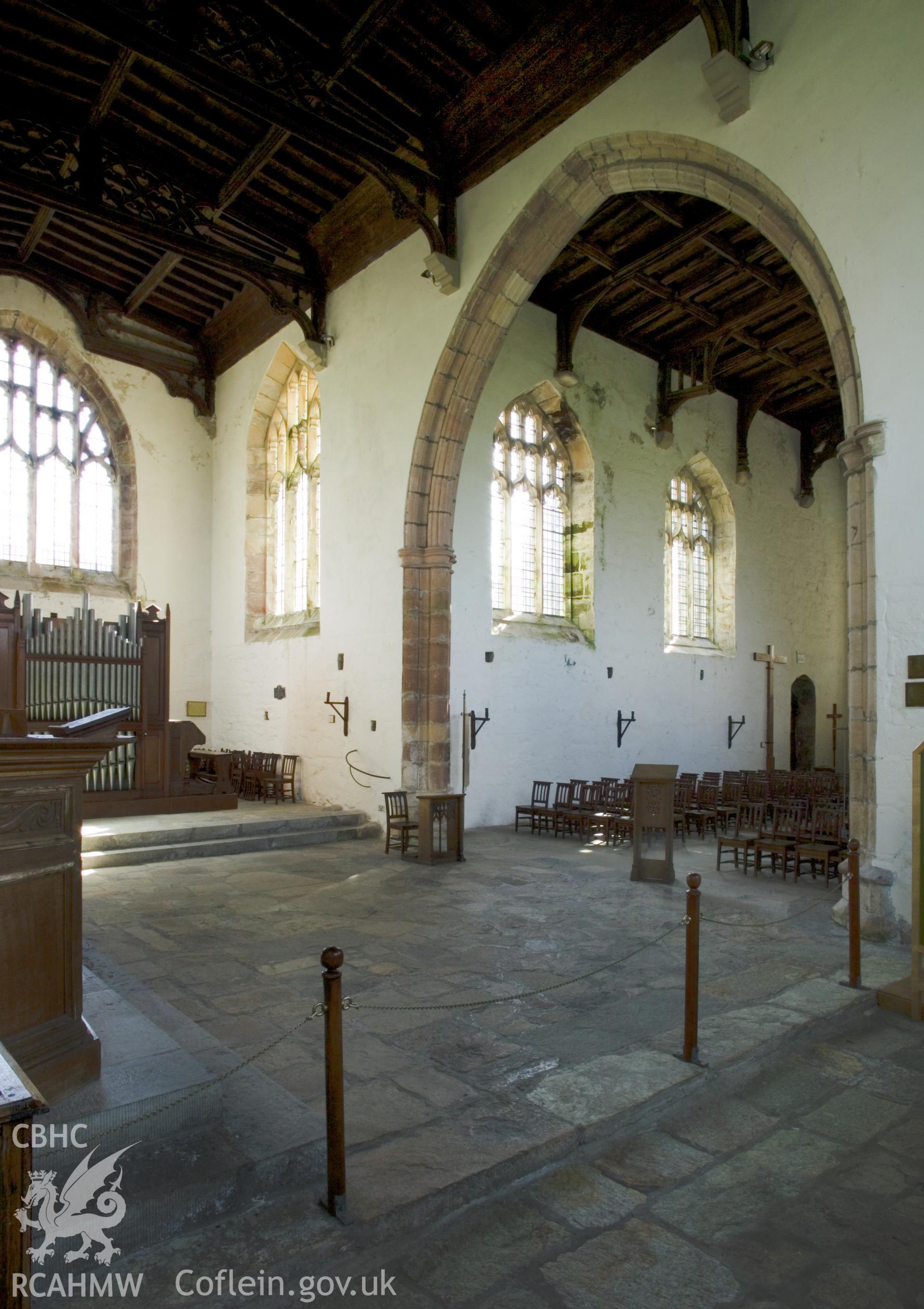 Chancel arch from the northeast.