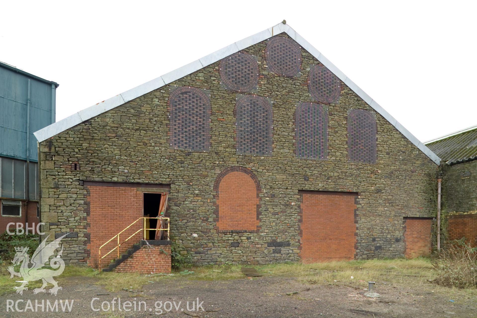 Building from west.