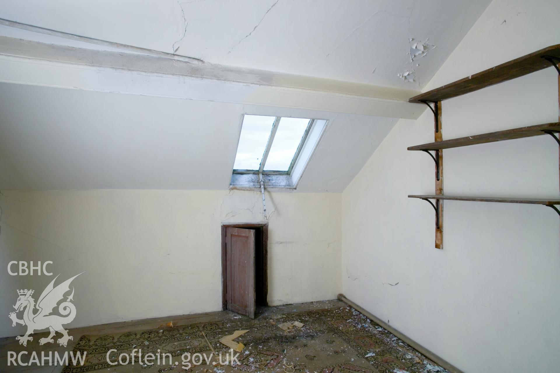 Rear attic room.