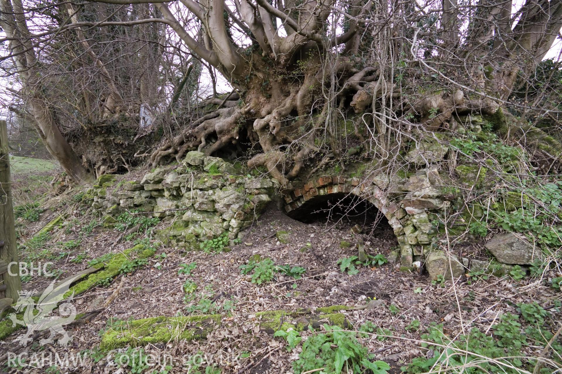 RCAHMW digital photographic survey of Afon-Bradley Limekilns, Llangollen Canal, by Iain Wright, 14/3/2007.