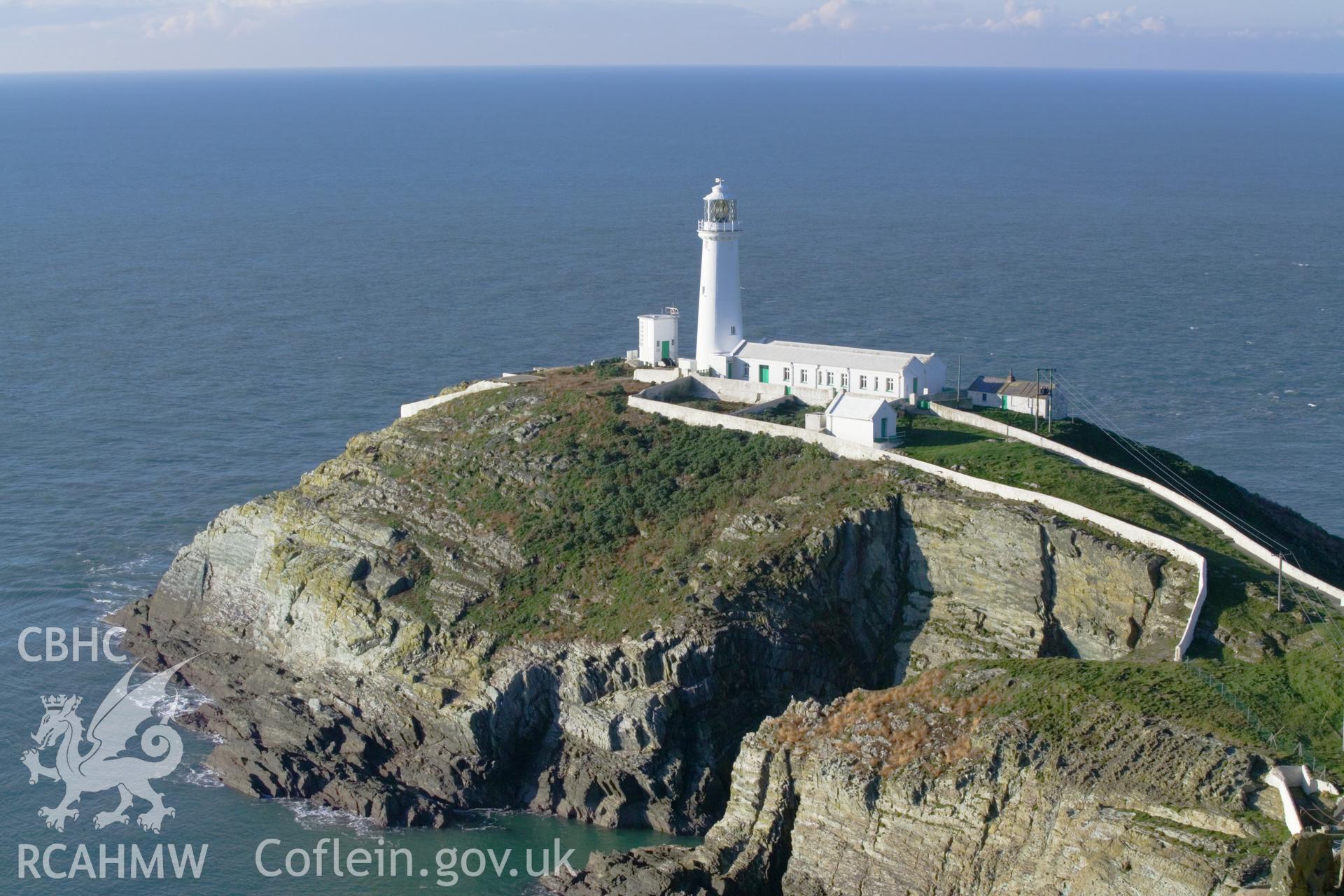 View from the east, lighthouse and promentary.