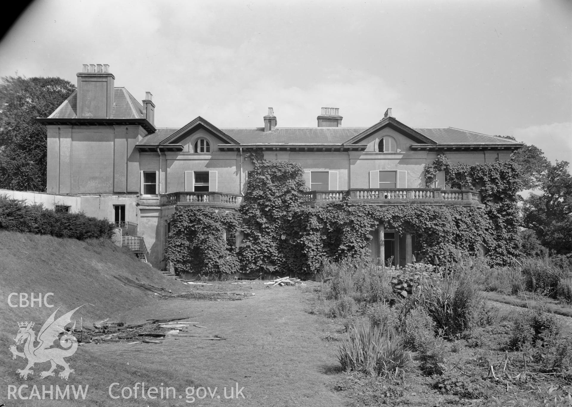 D.O.E photograph of Derry Ormond House, Lampeter.