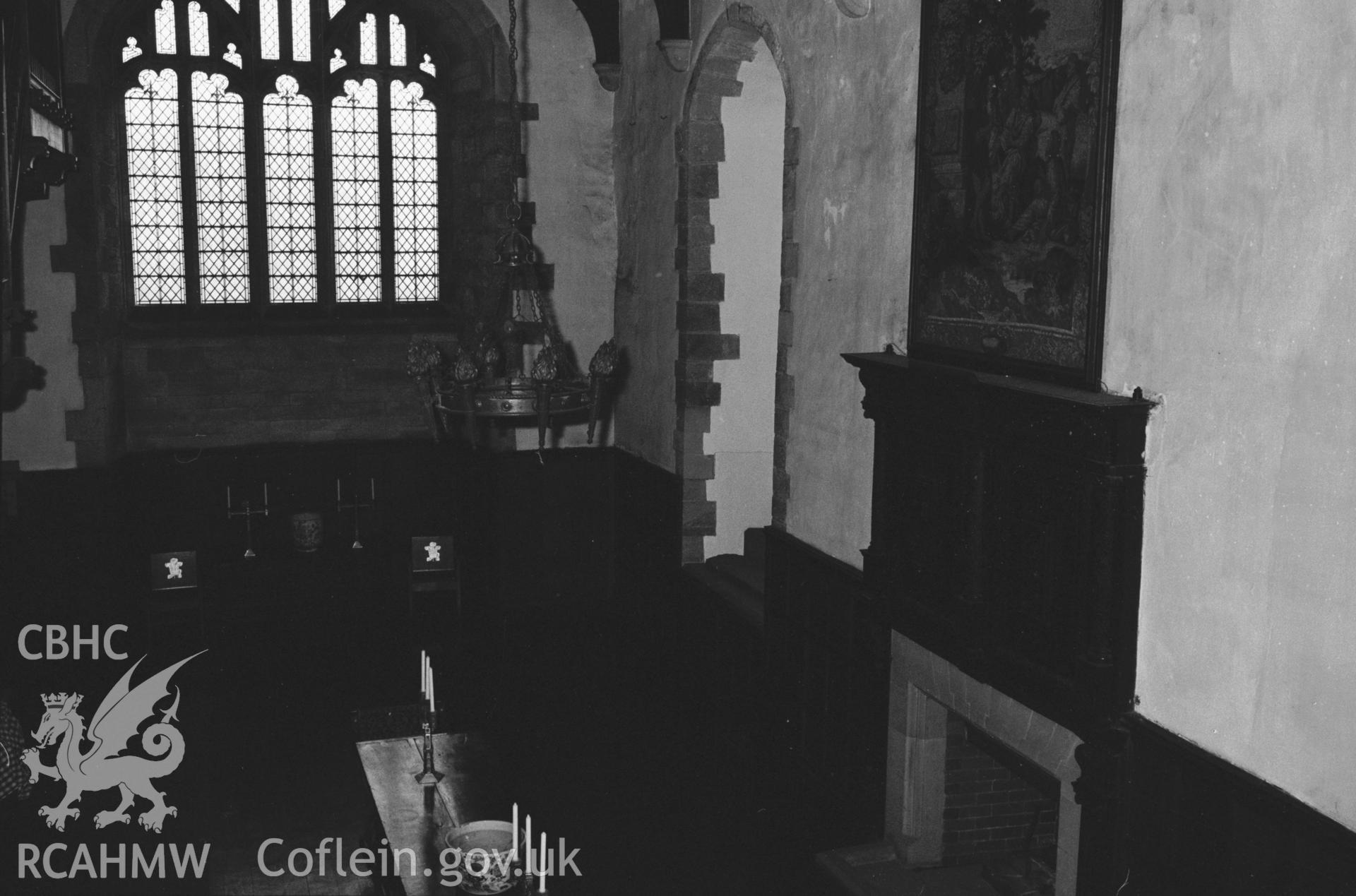 Interior view of Chirk Castle collated by the former Central Office of Information.