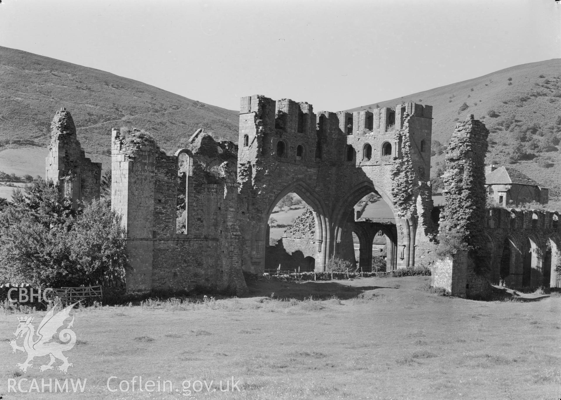 D.O.E photograph of Llanthony Priory.