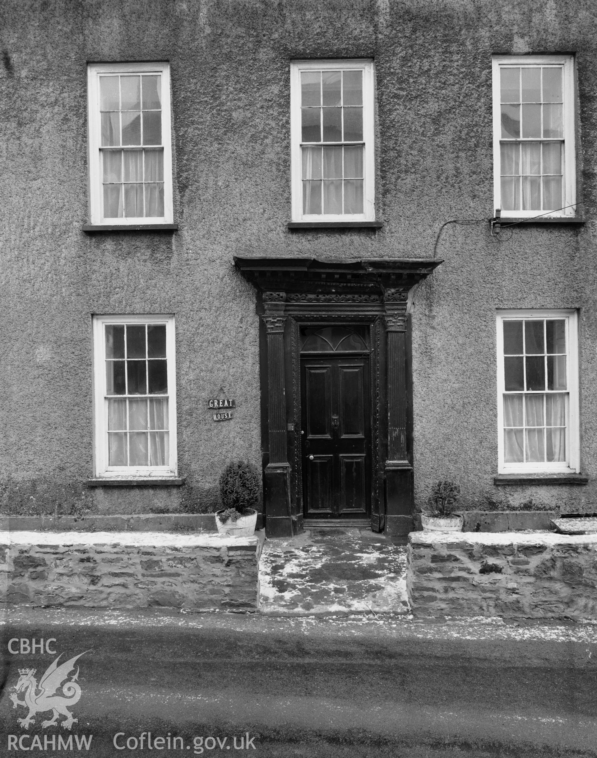 Doorway in main elevation of Great House