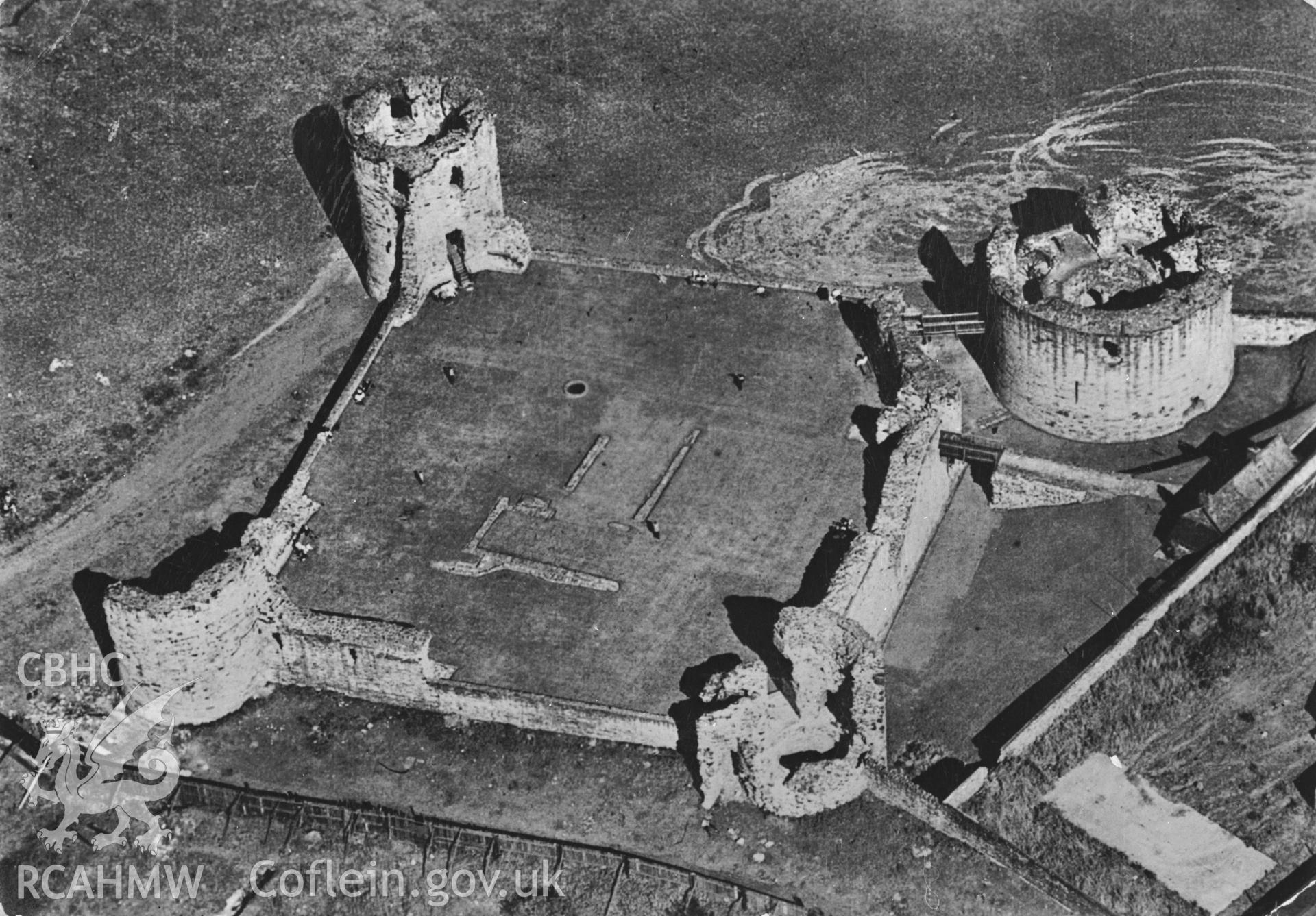 D.O.E photograph of White Castle. Aerial view ? St Joseph.