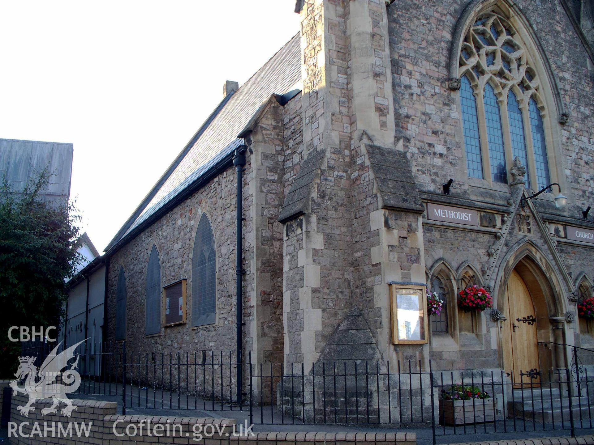 South-west side, SE front & rear Sunday School.