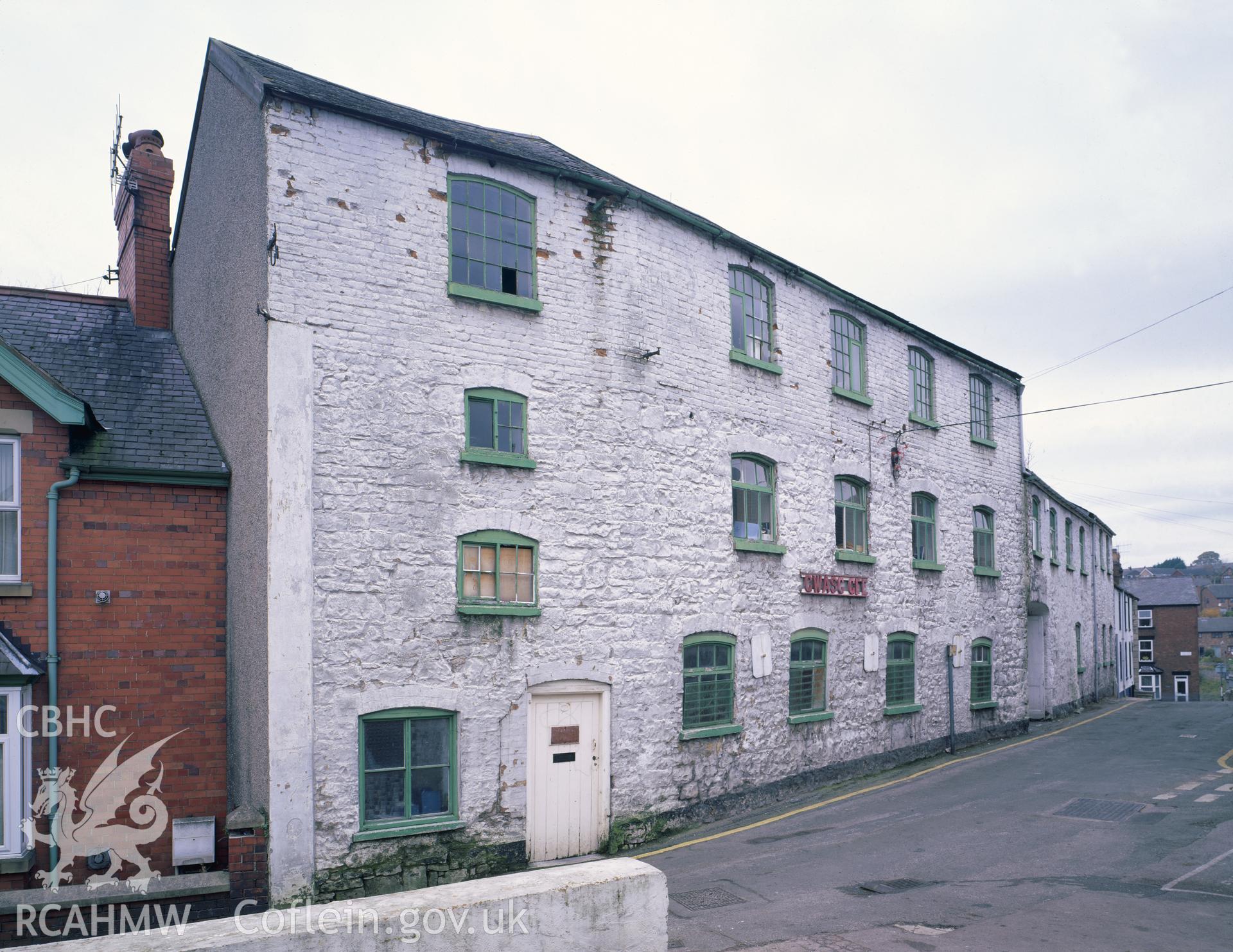 RCAHMW colour transparency of an exterior view of Gwasg Gee, Denbigh