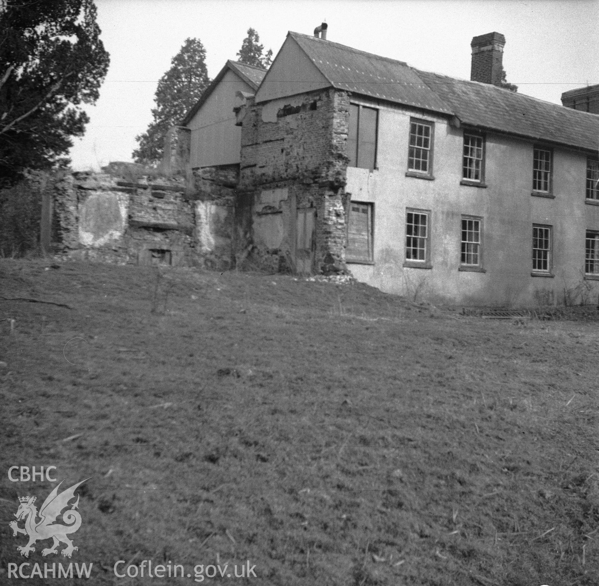Exterior view, gable end