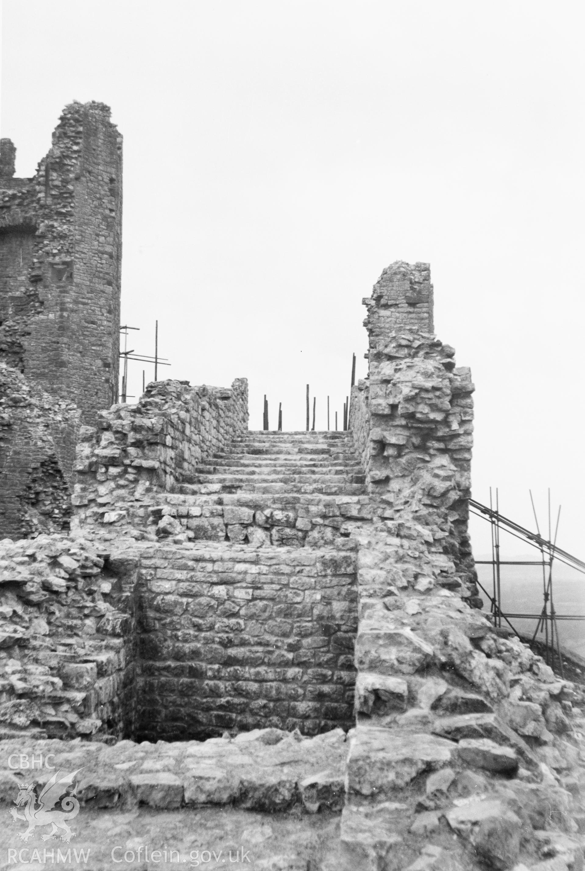 D.O.E photographs of Carreg Cennen Castle.