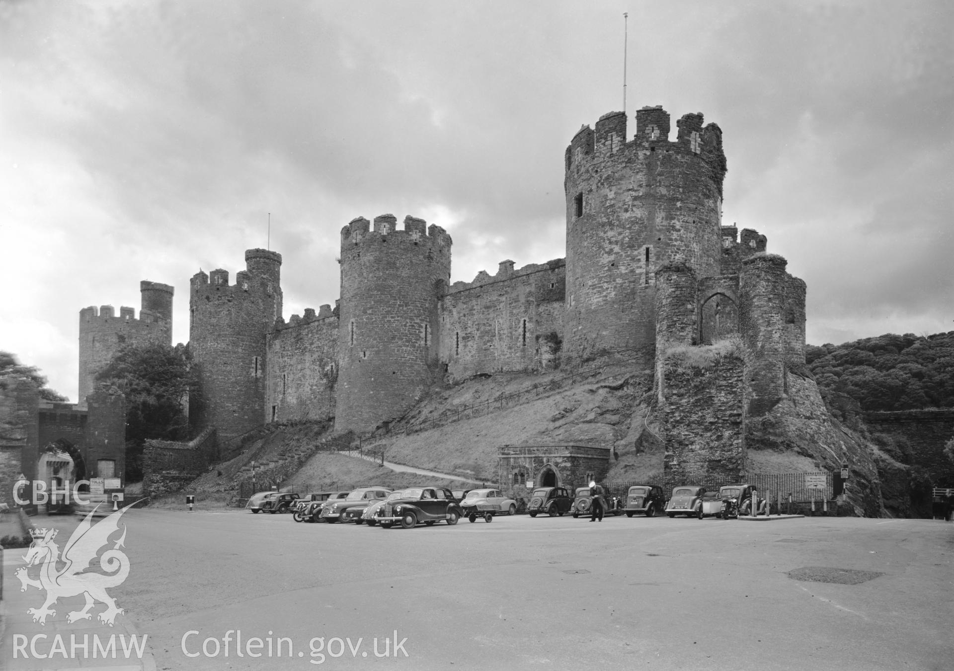 D.O.E photograph of Conwy Castle. .