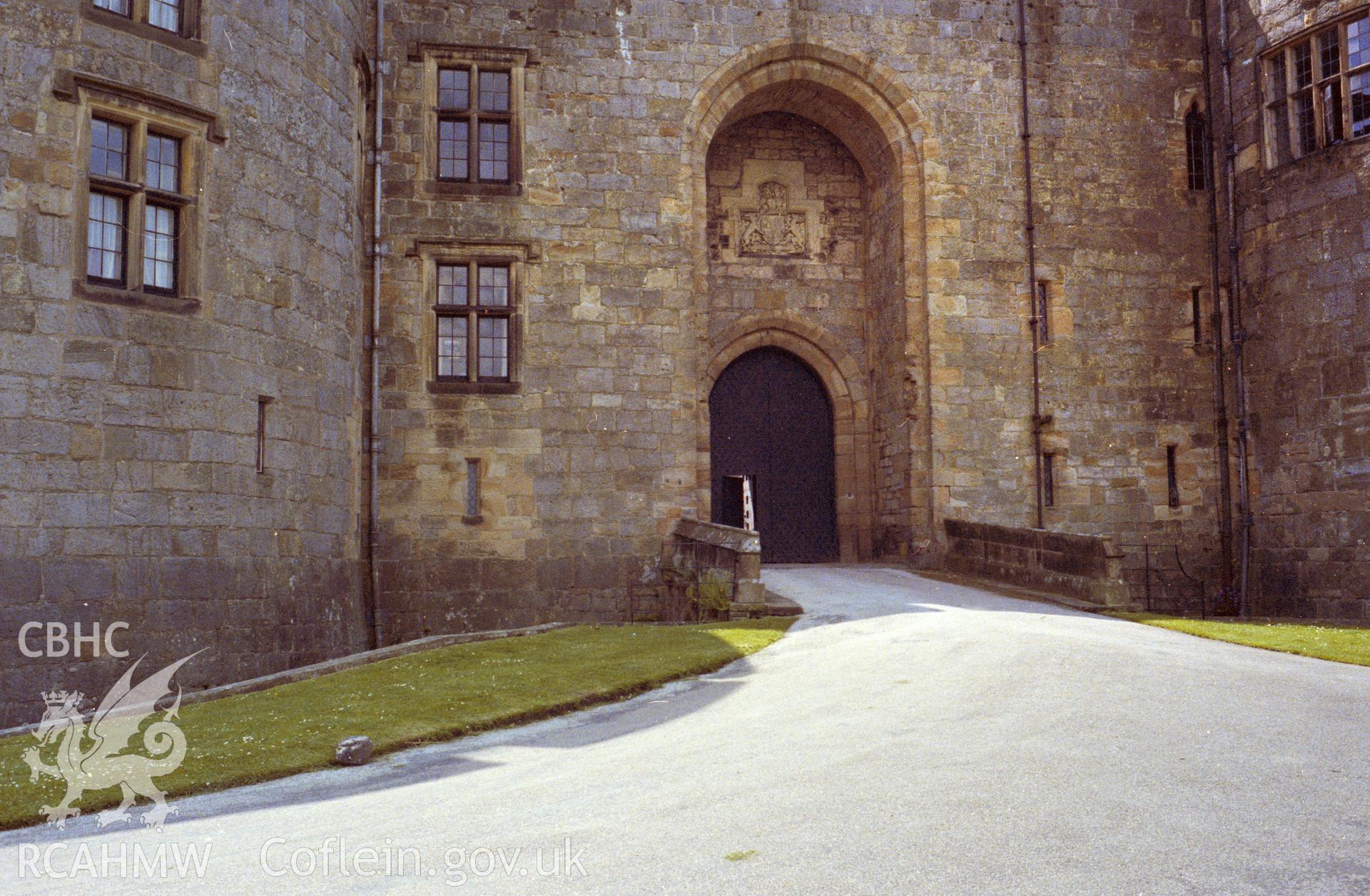 Exterior view of Chirk Castle collated by the former Central Office of Information.