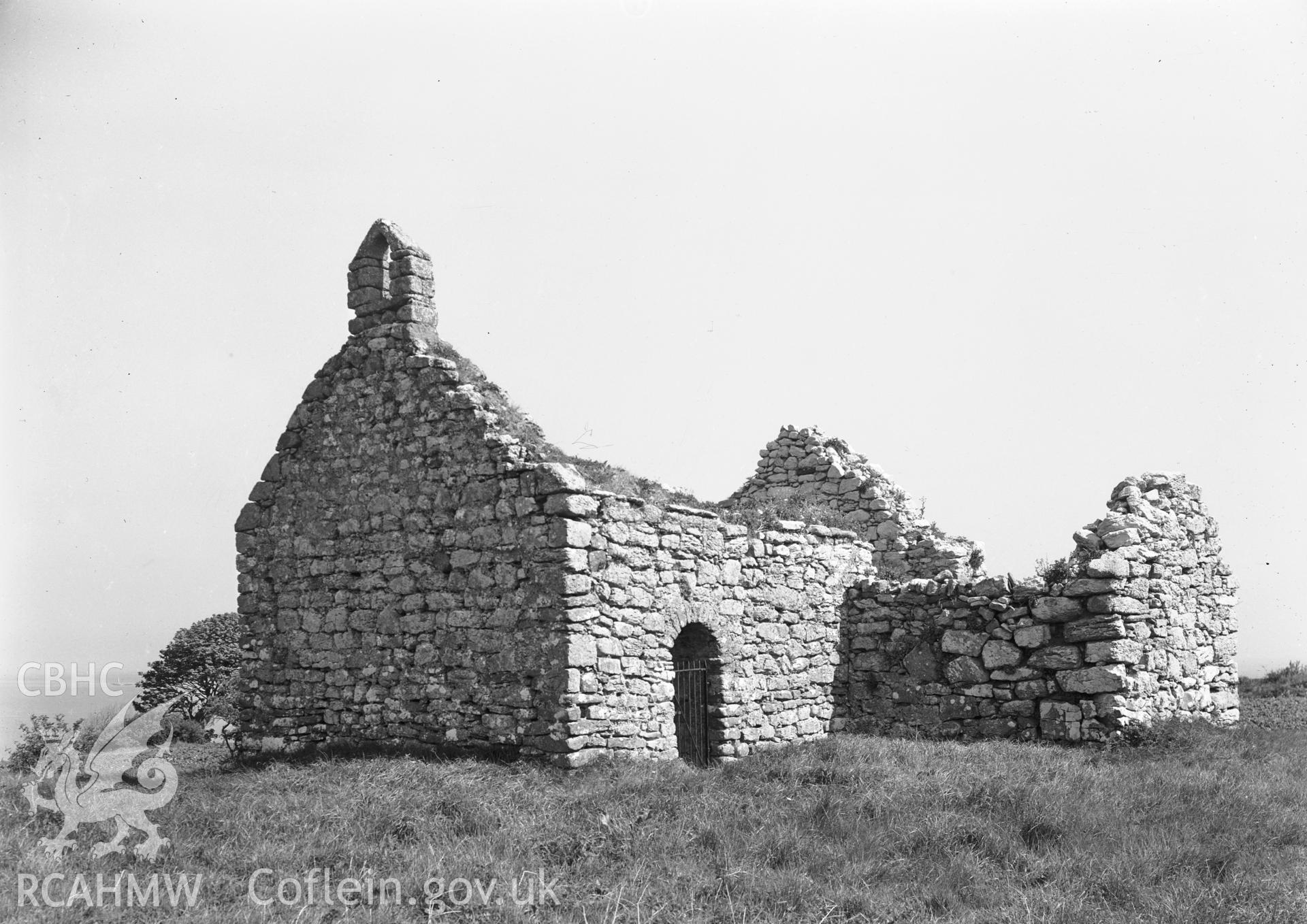 D.O.E photograph of Capel Lligwy, Penrhoslligwy.