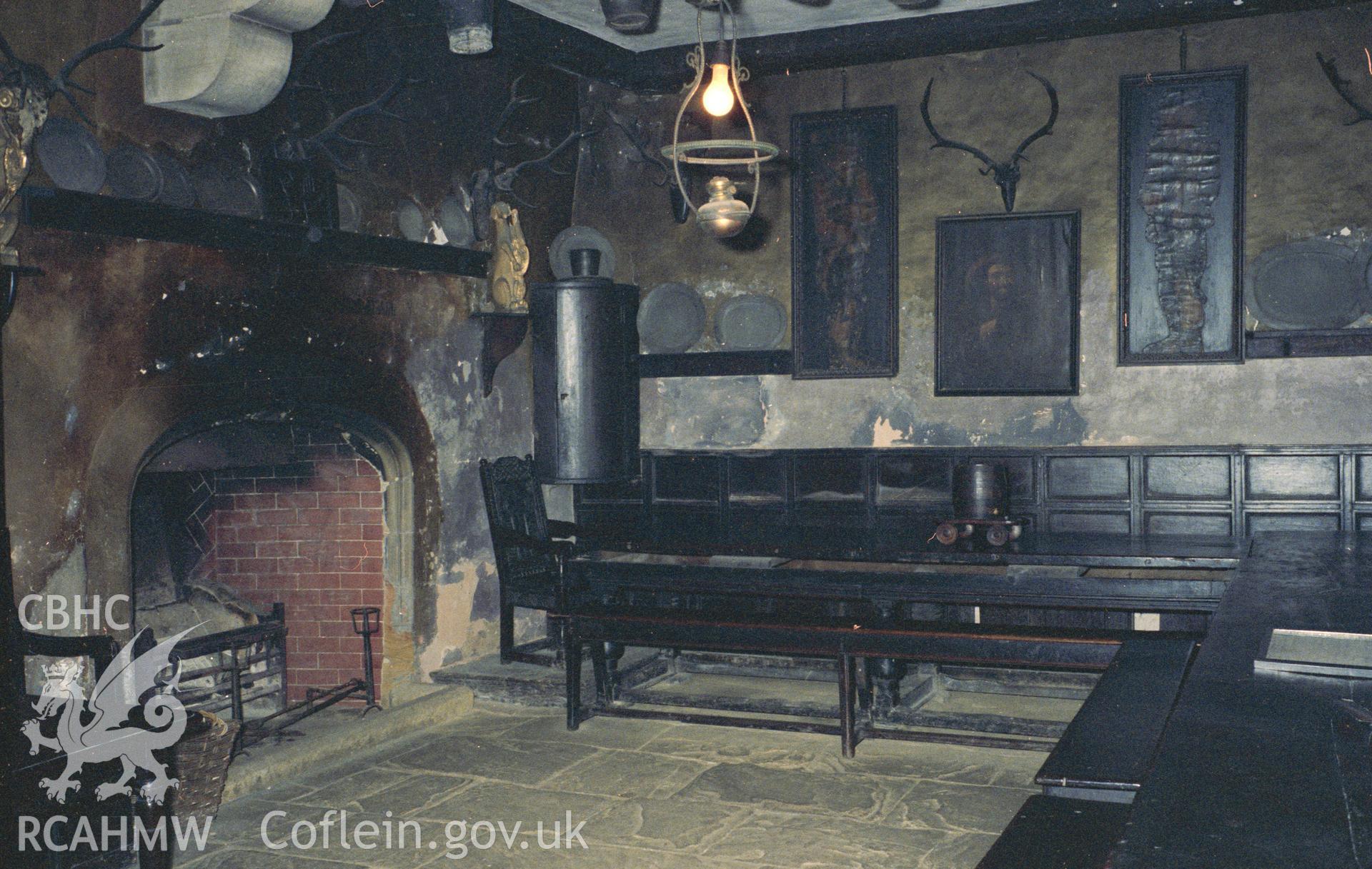 Interior view of Chirk castle collated by the former Central Office of Information.