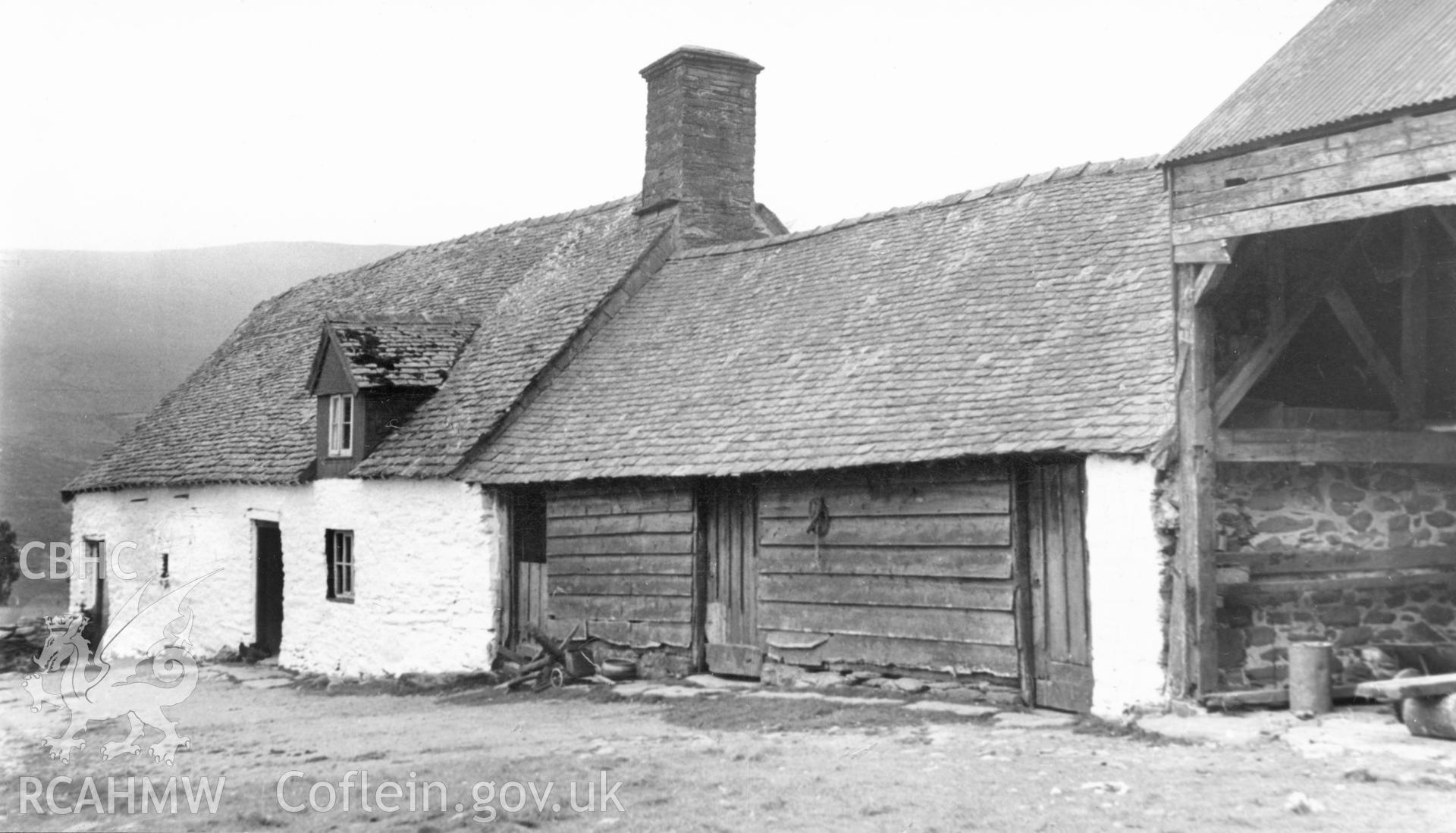 View of Ciloerwynt taken in 1954 by Miss M. Wight