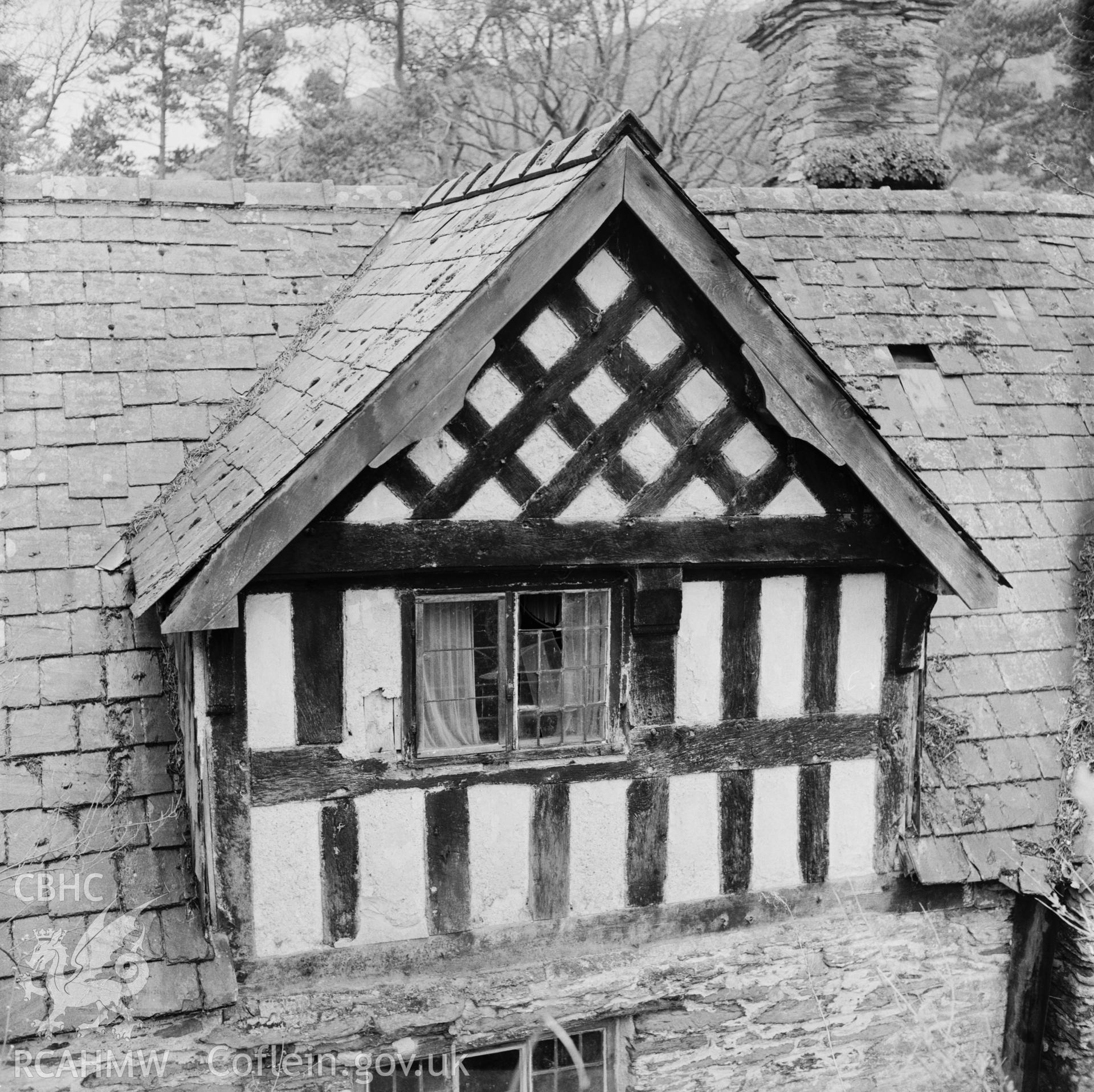 Exterior view of window at Gilfach.