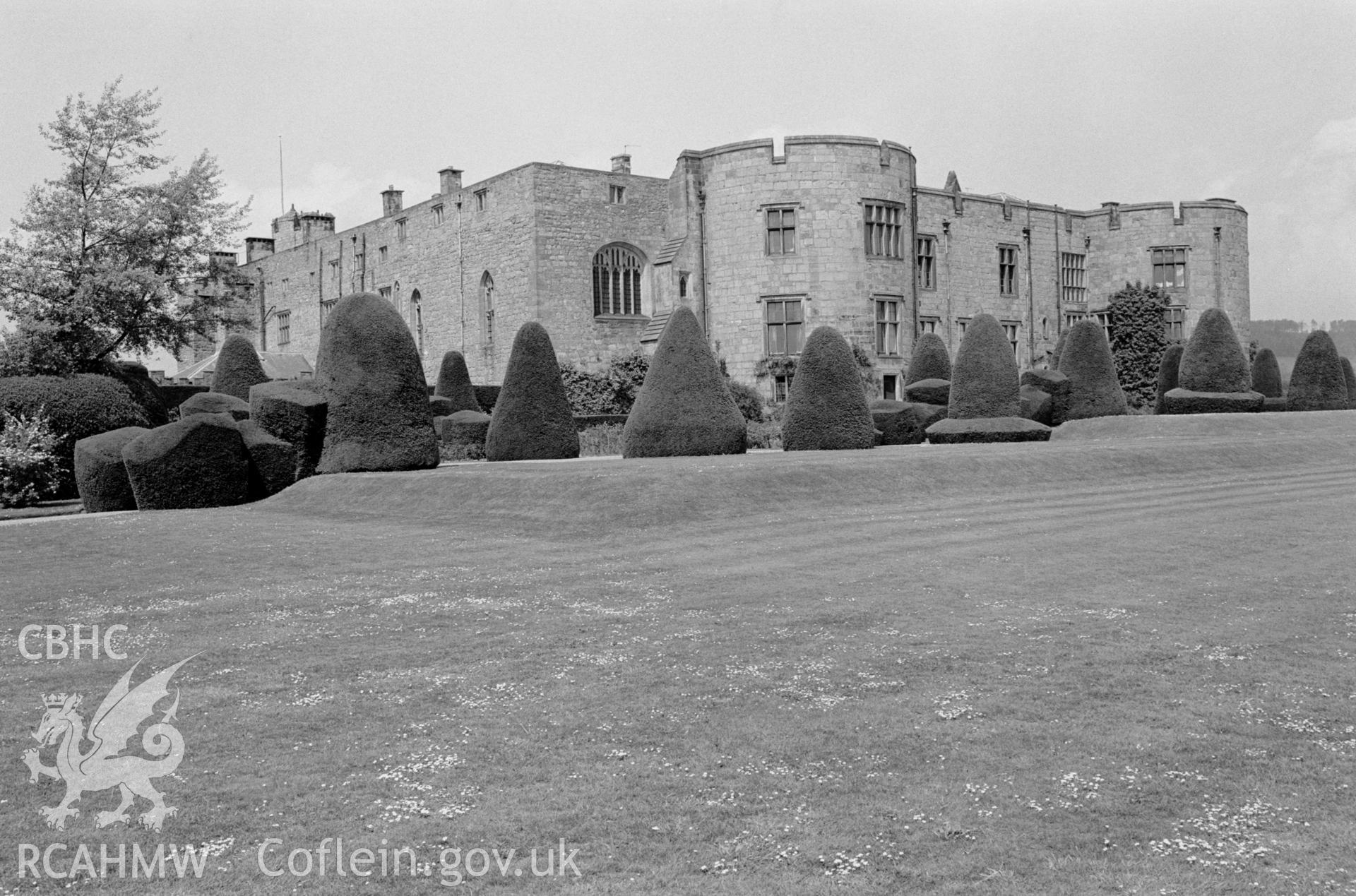 Exterior view of Chirk Castle, collated by the former Central Office of Information.