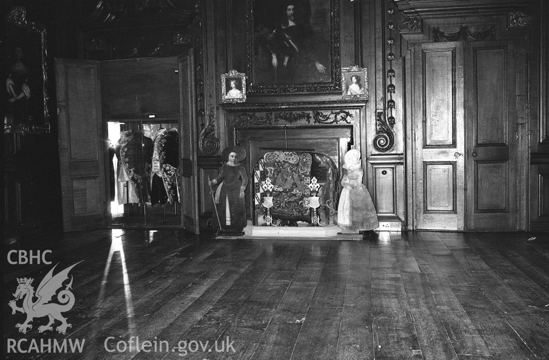 Interior view of Chirk Castle collated by the former Central Office of Information.