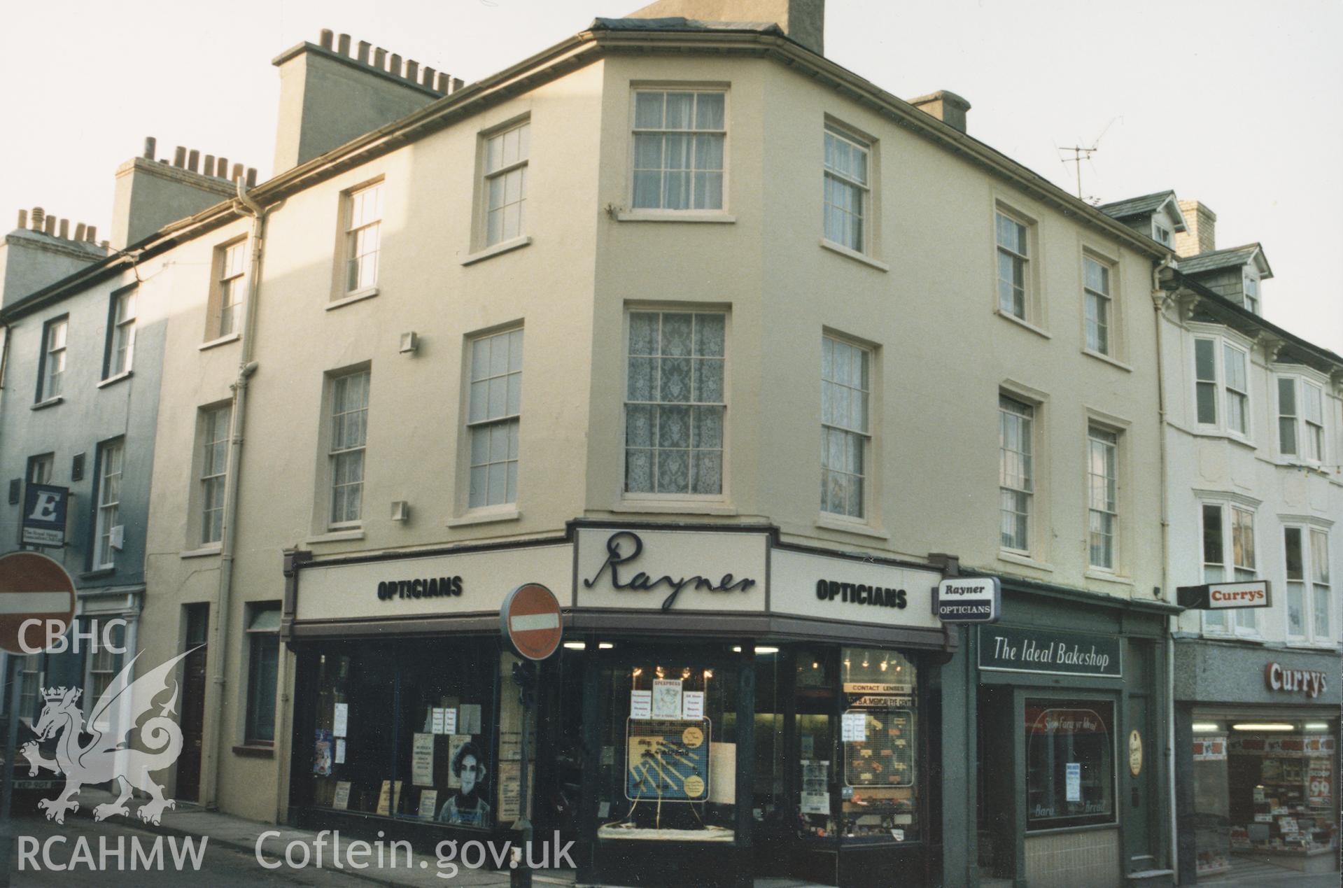 A colour photo of number 31 Great Darkgate Street Aberystwyth