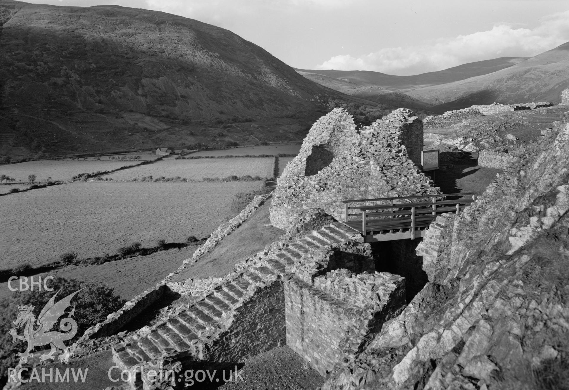D.O.E photograph of Castell y Bere.