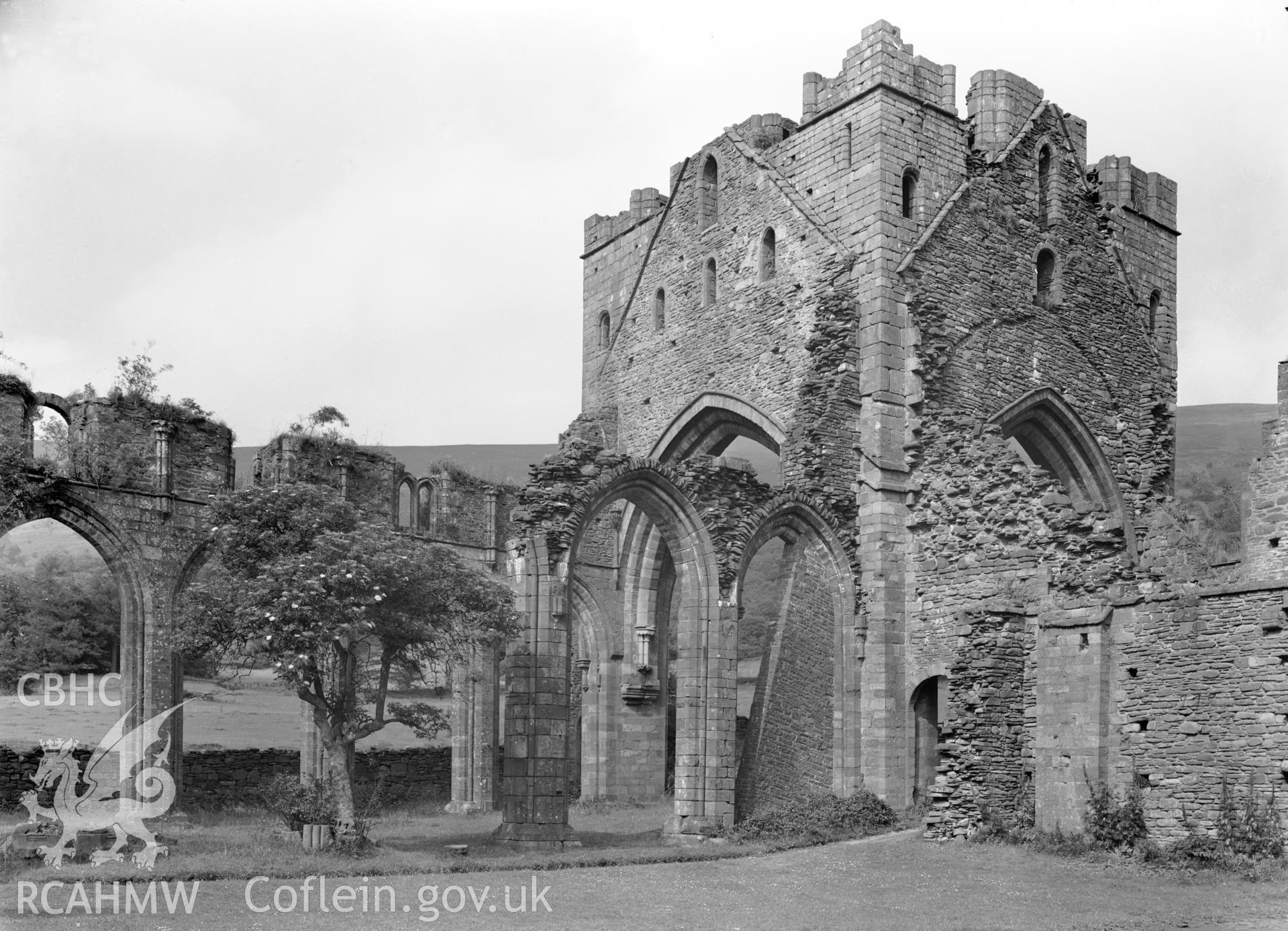 D.O.E photograph of Llanthony Priory.