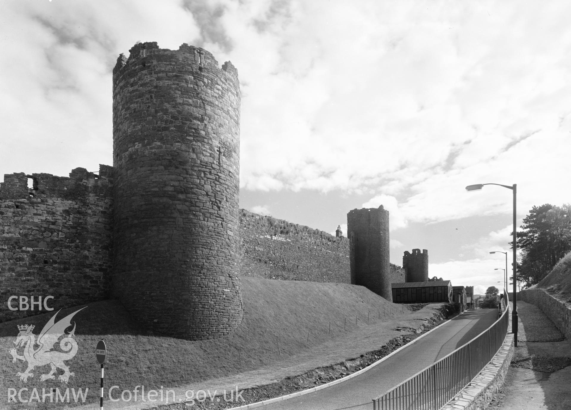 D.O.E photograph of Conwy Town Walls. .