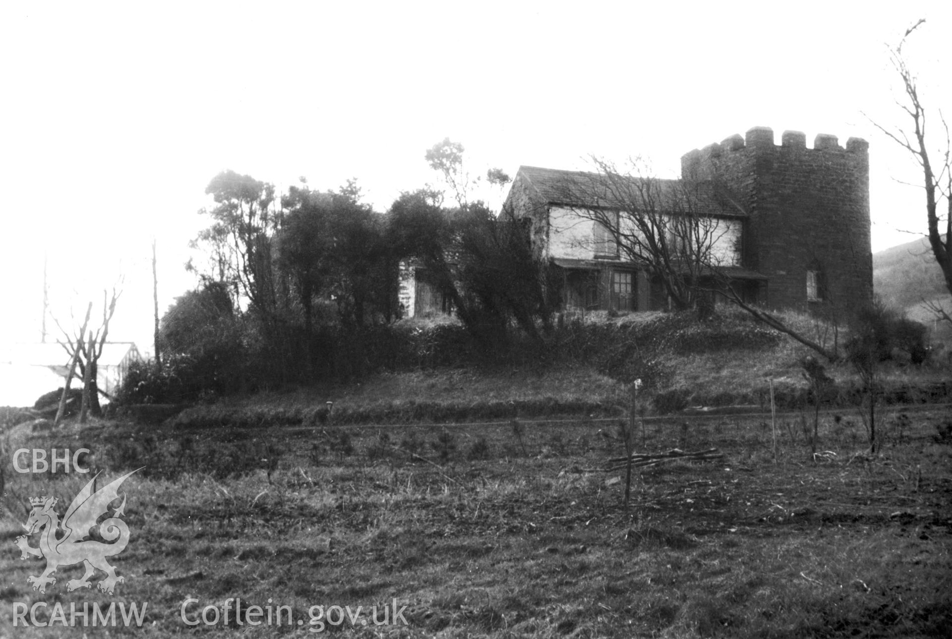 General view of Plas Crug Tower.