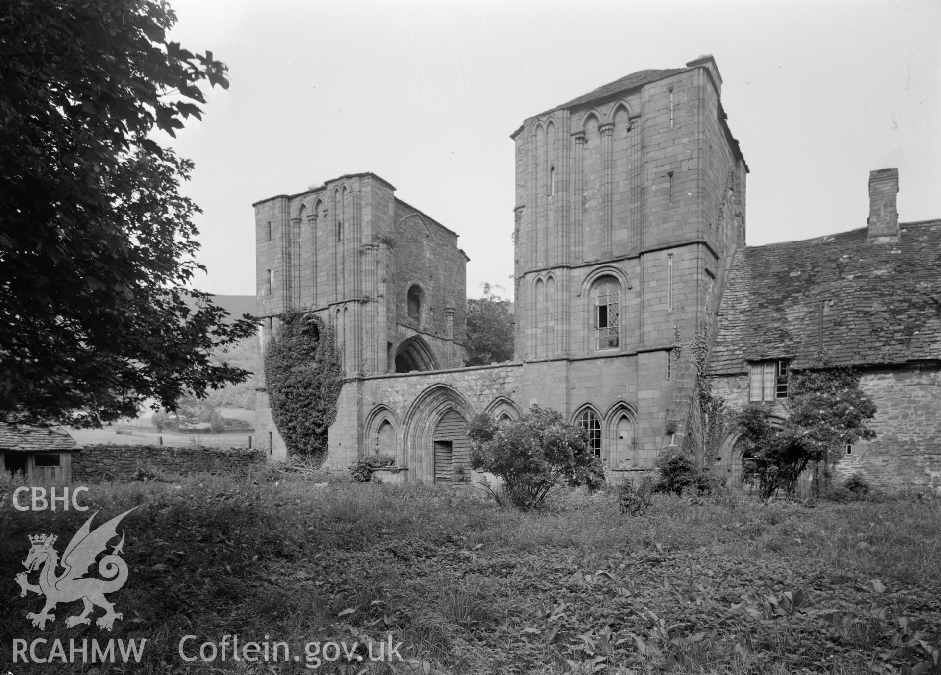 D.O.E photograph of Llanthony Priory.