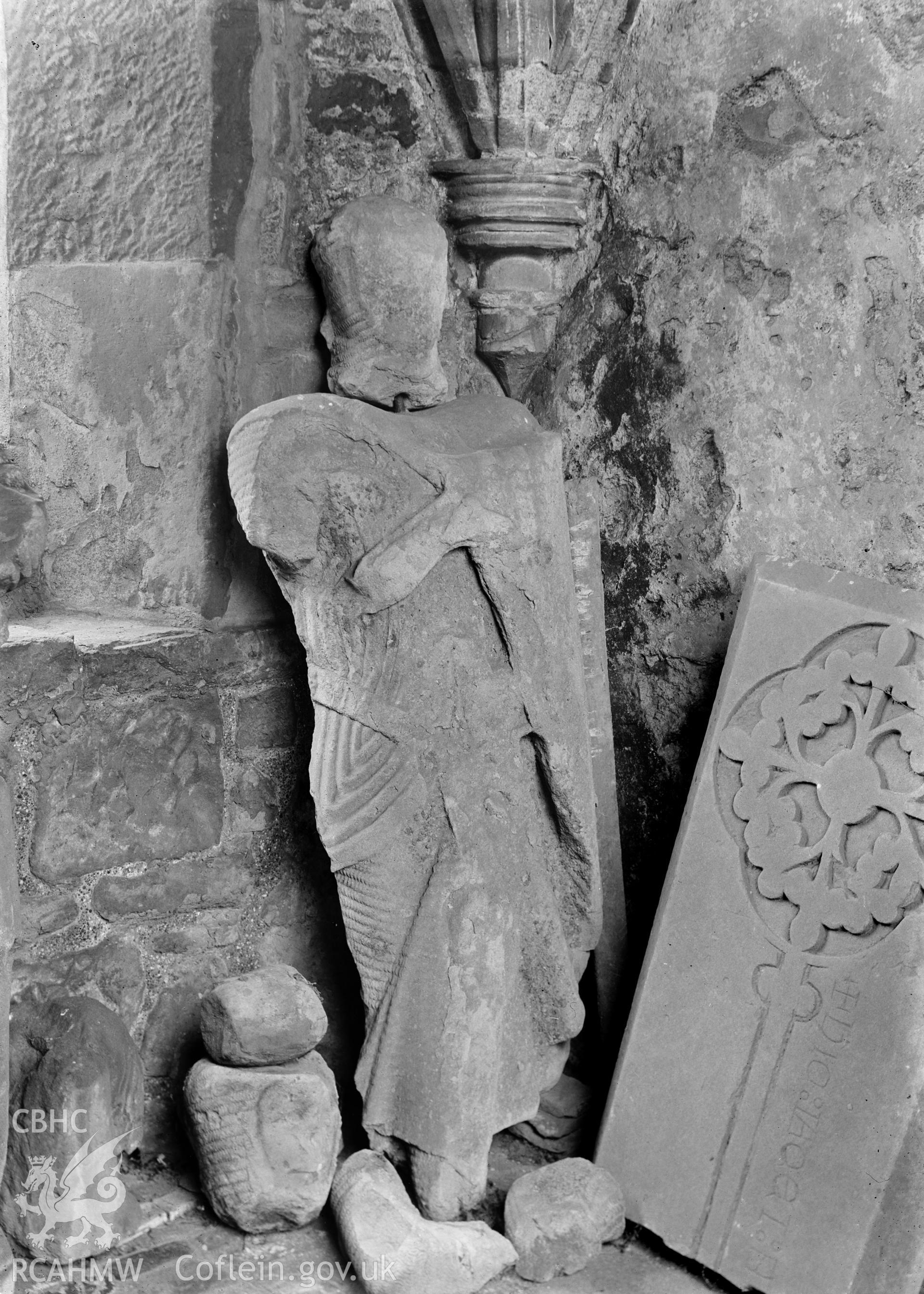 Tintern Abbey; one black and white photograph produced by T.E. Routh, undated
